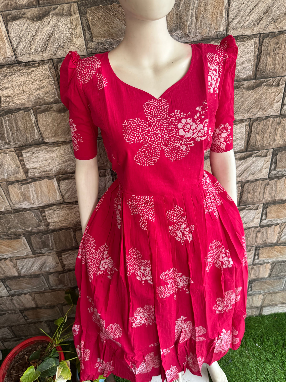 Soft cotton Maternity maxi without dupatta Candy pink