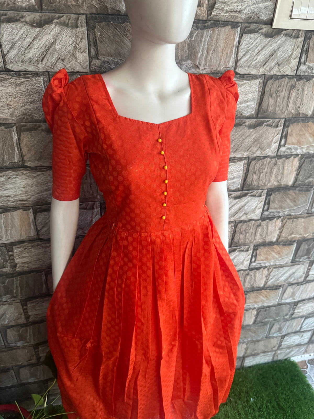 Silk cotton jacquard Maternity Feeding maxi ONLY FEEDING