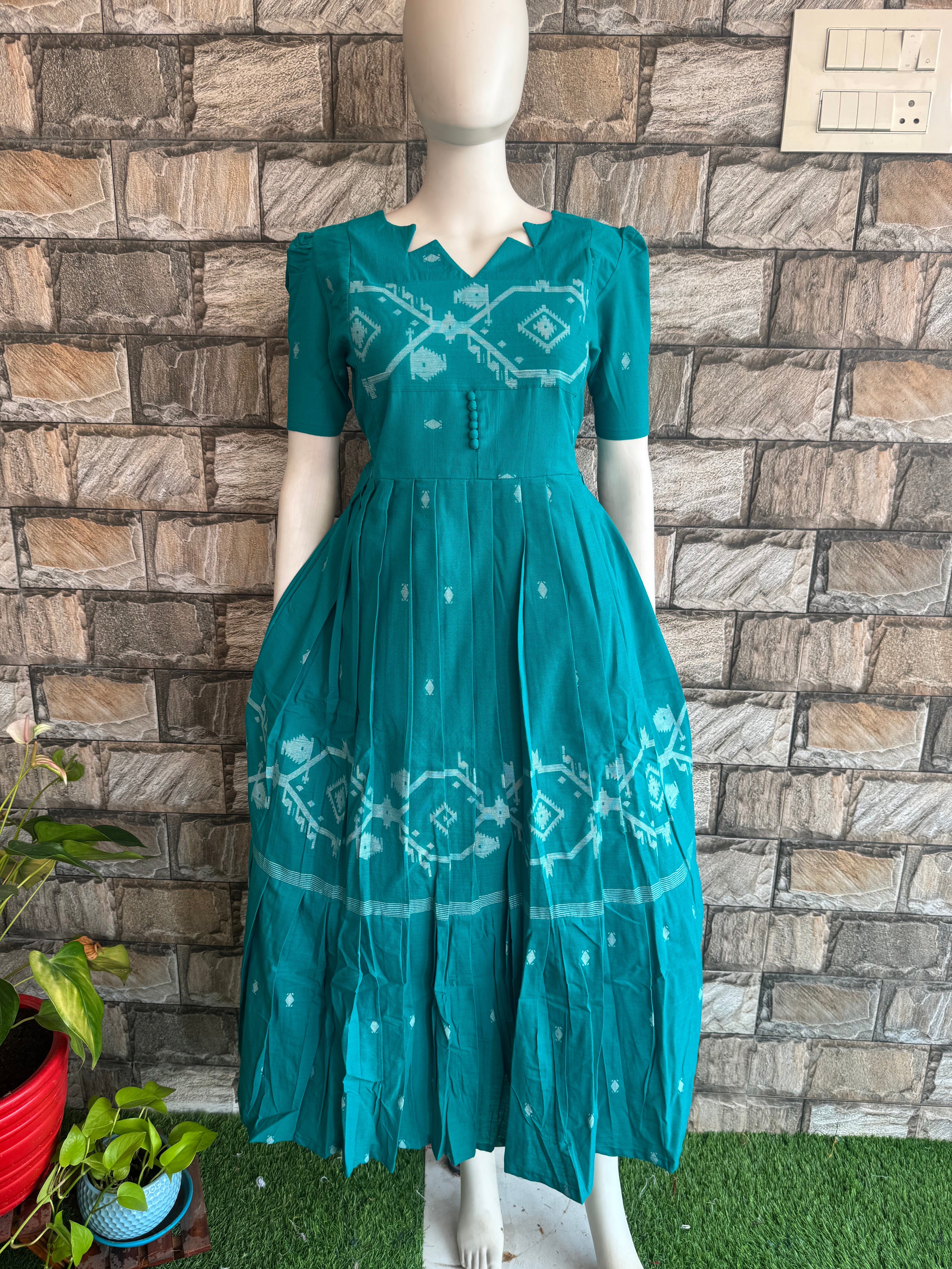 Rama blue Maternity maxi