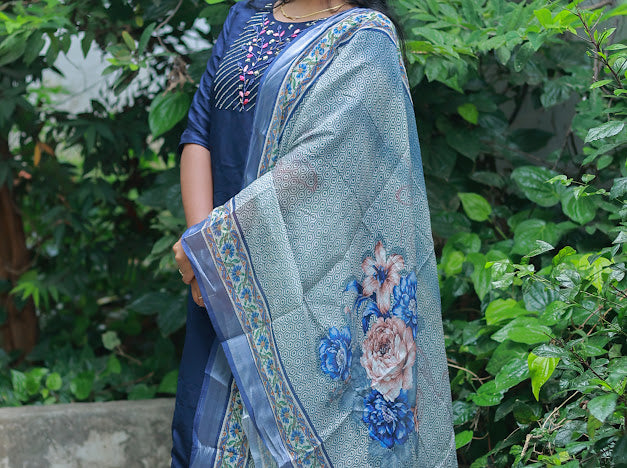 Titanium silk fabric  3 piece Set -Only Feeding