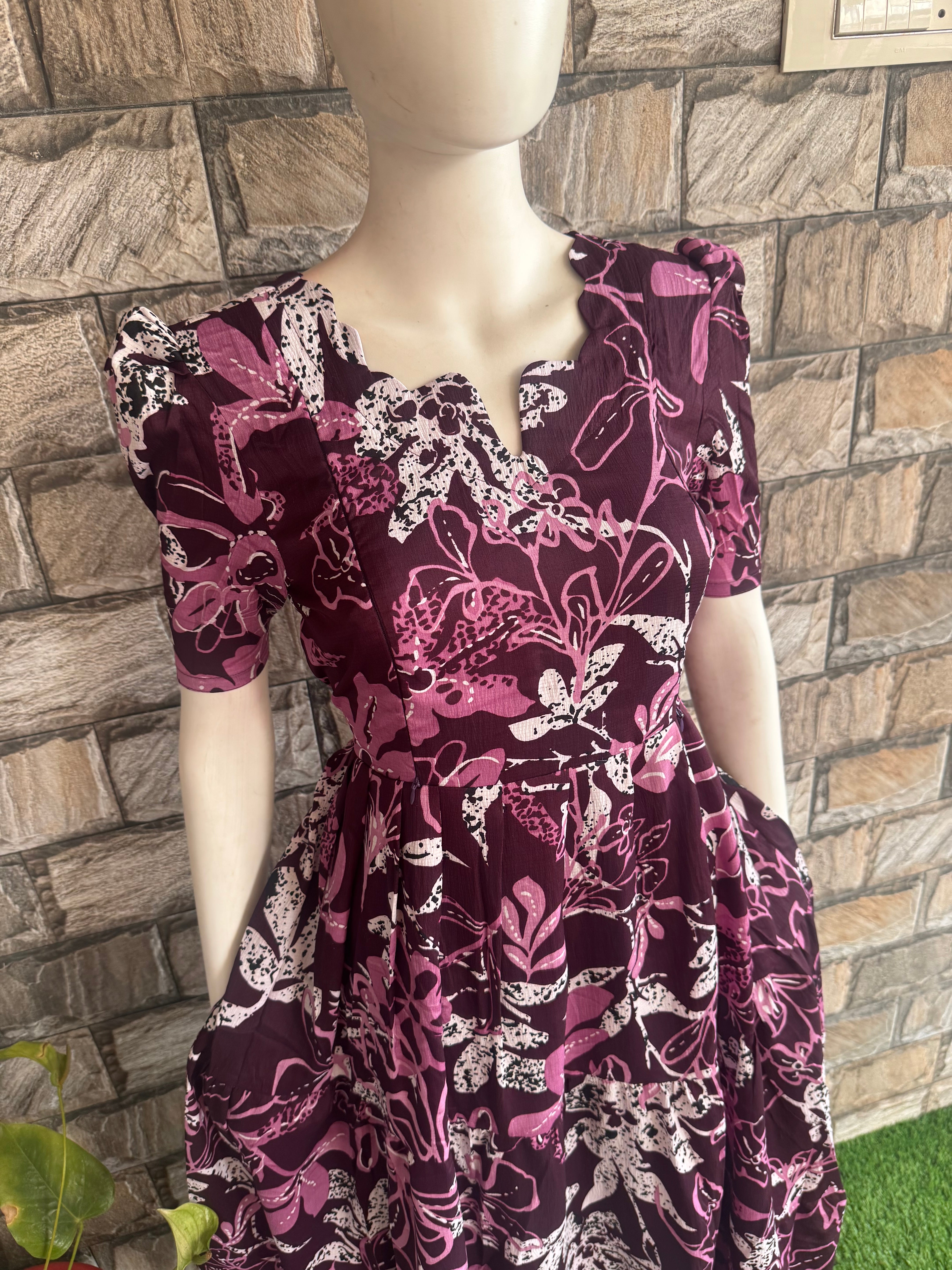 Delta Maternity maxi  wine shade