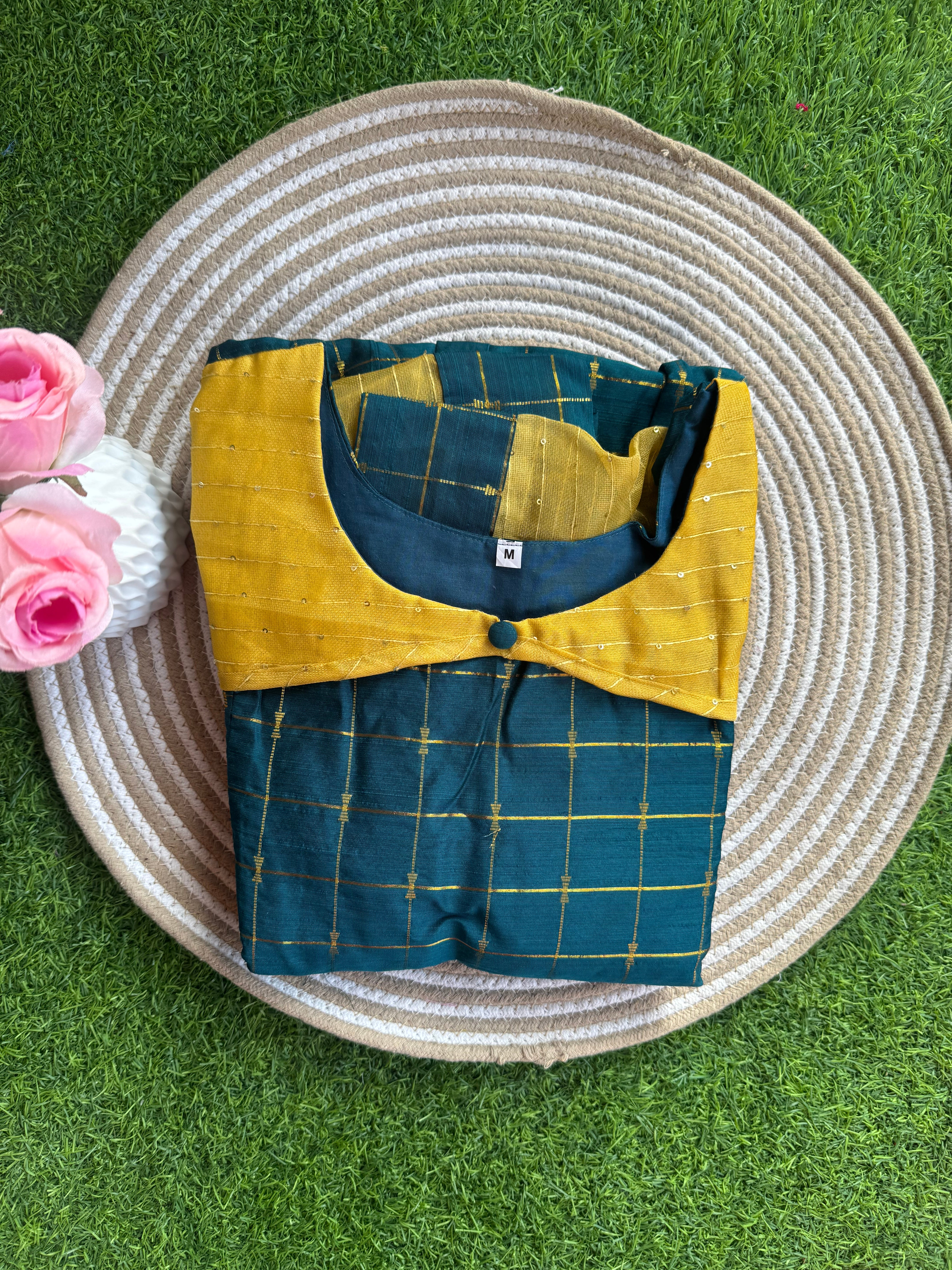 Rama Green Maternity maxi