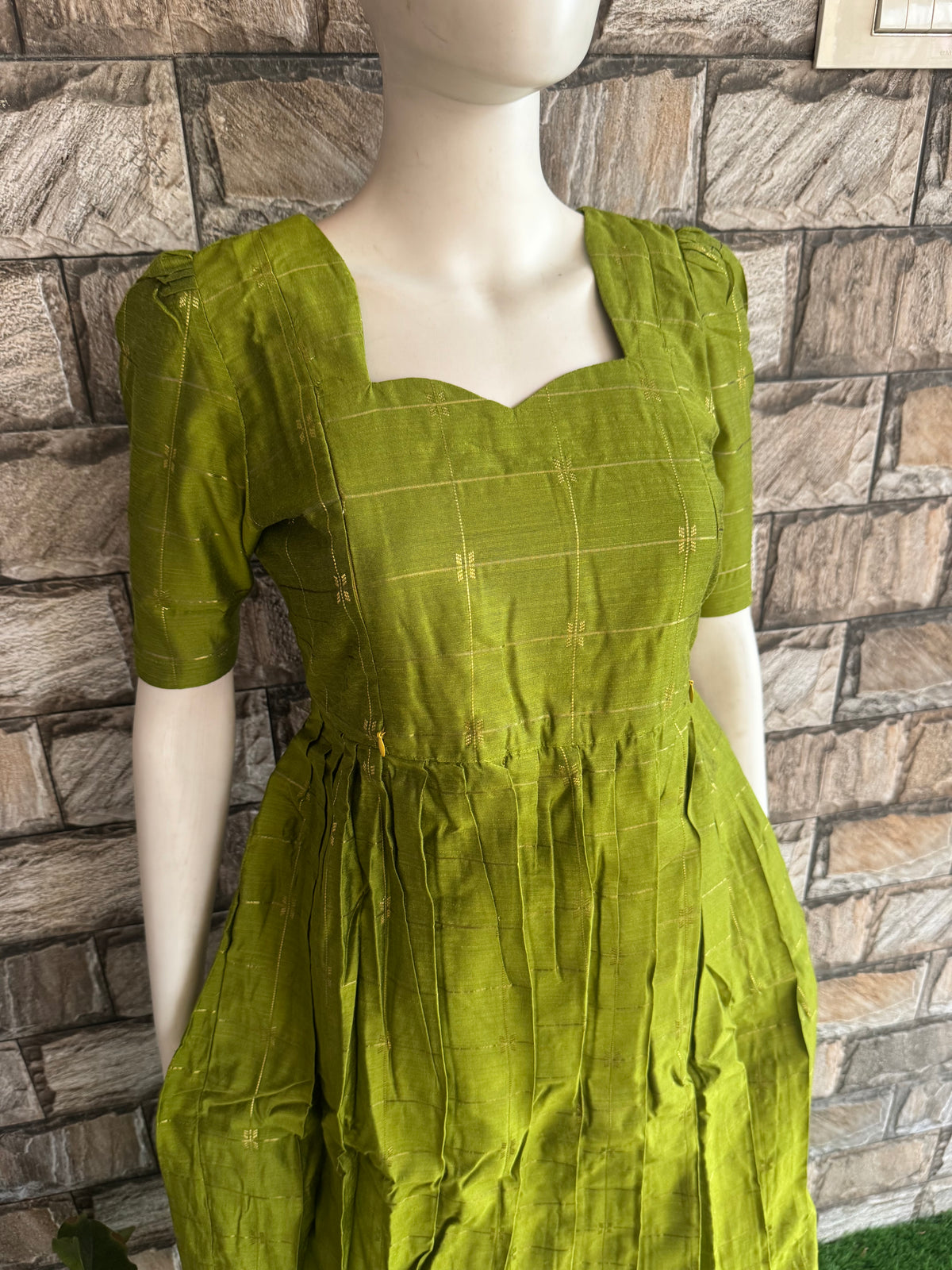 Raw silk Maternity Feeding maxi Budget launch Including dupatta