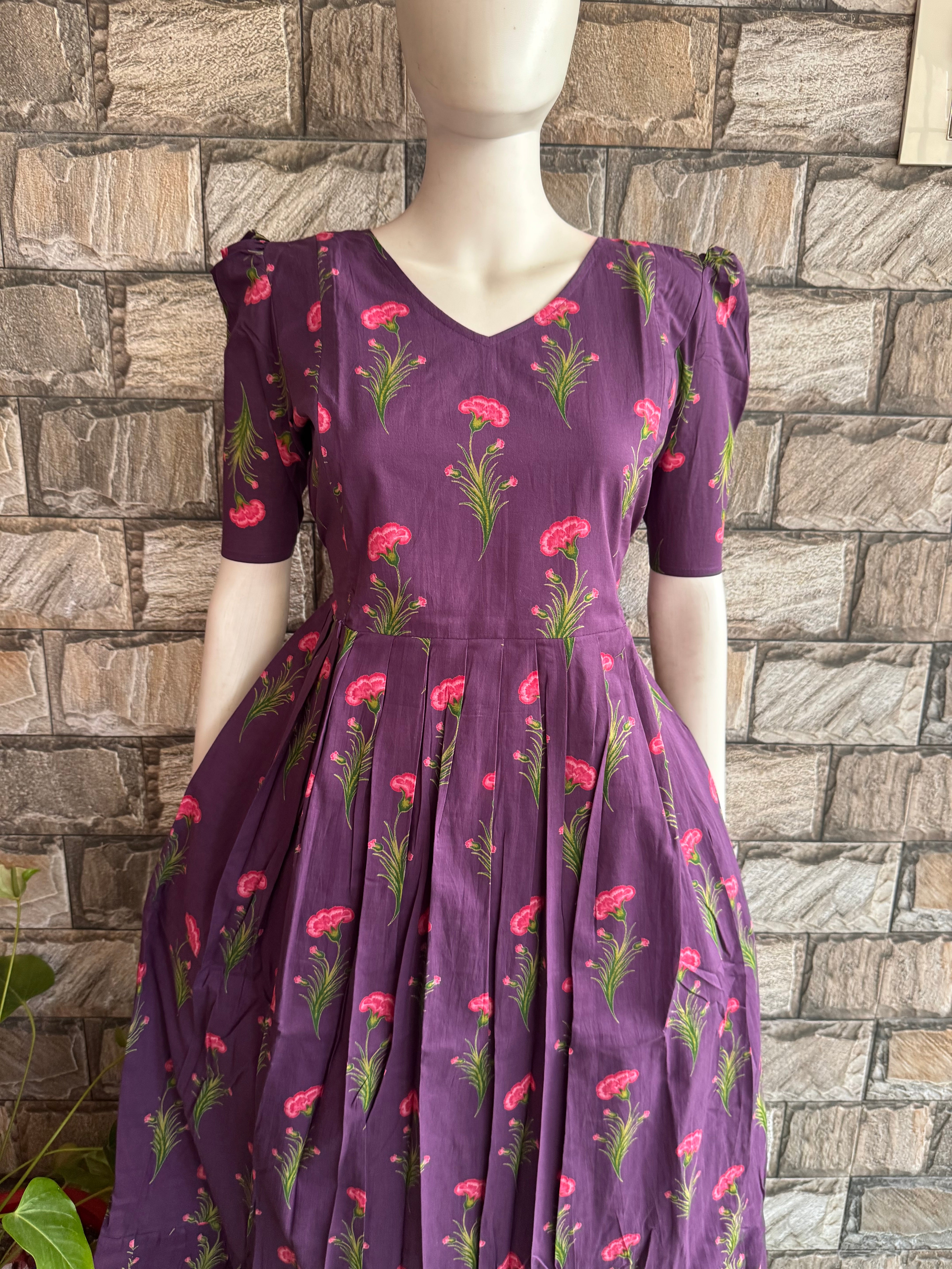Pale Tulip soft cotton Maternity maxi