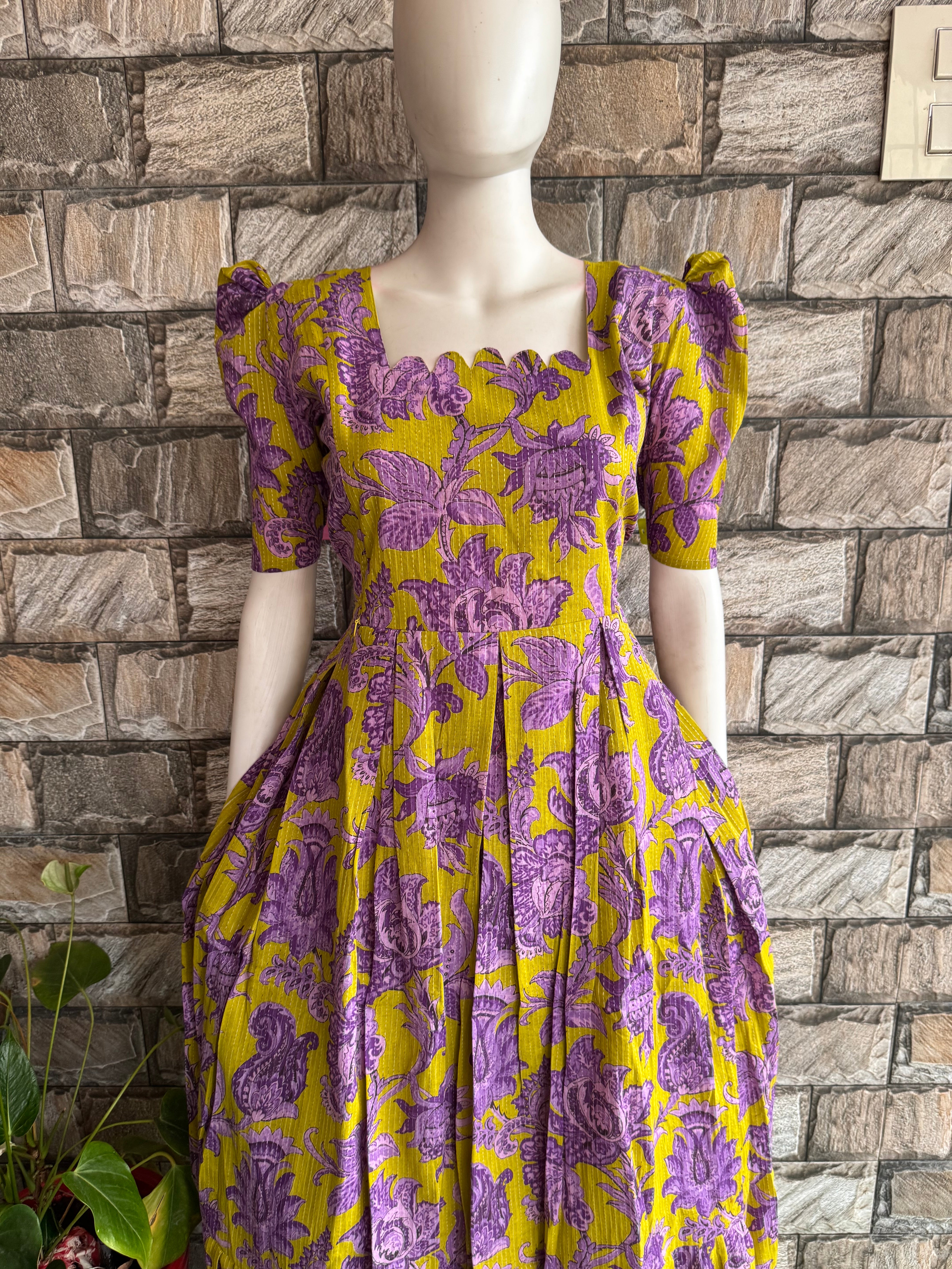 Meera soft Kanta cotton Maternity maxi