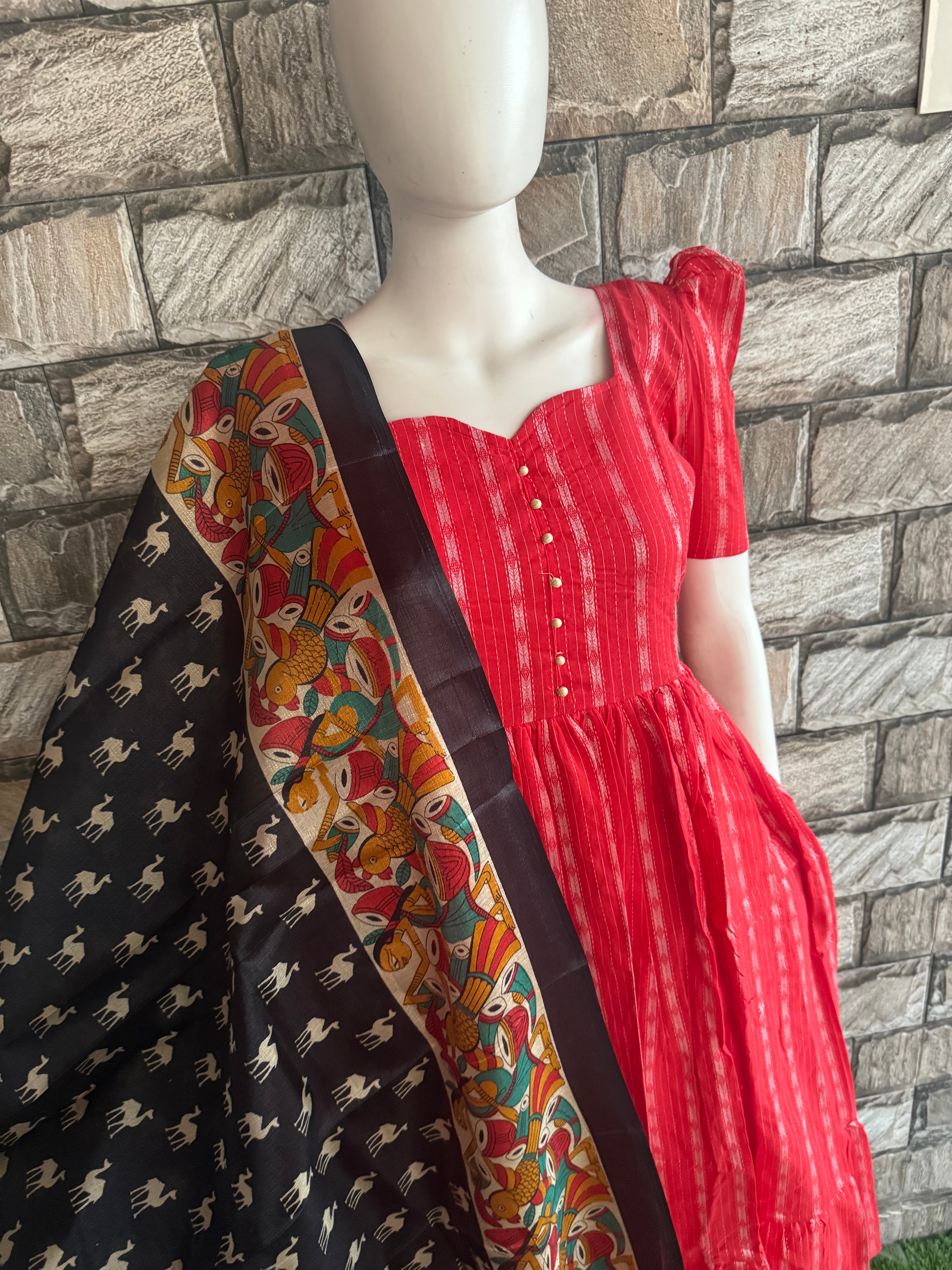 Camel poly khadhi dupatta