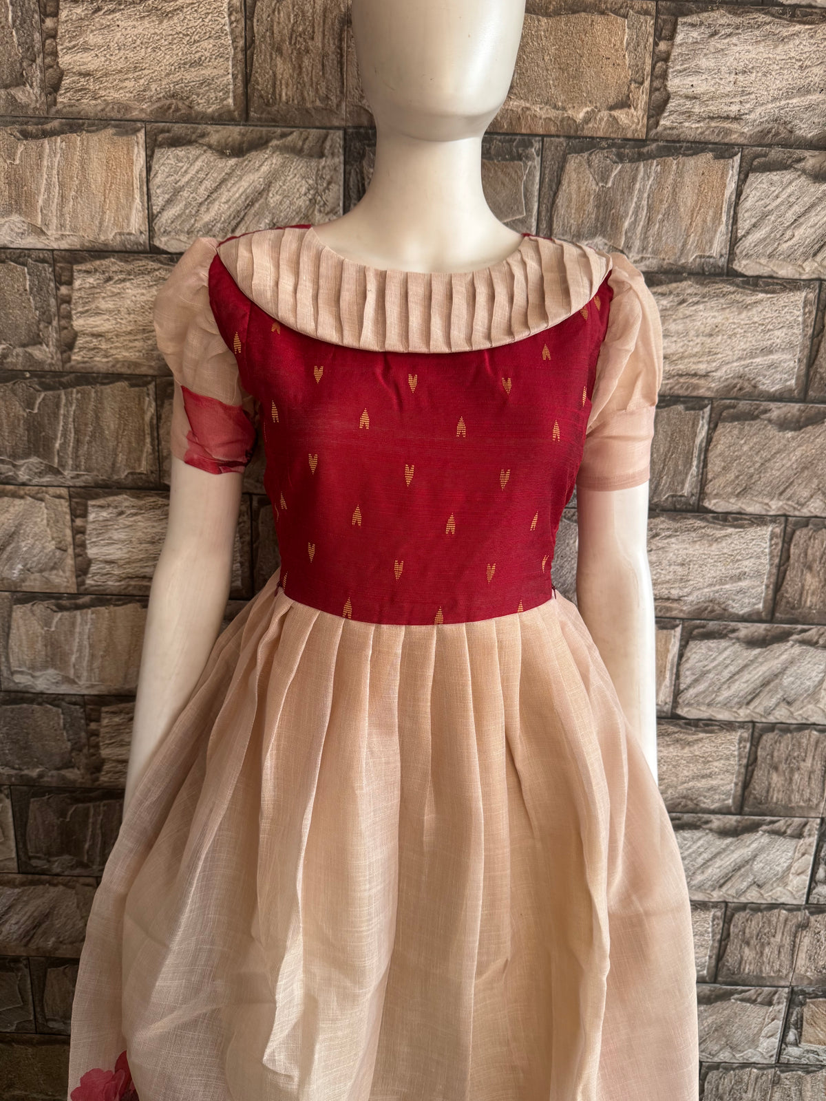 Festive Tissue Maternity maxi