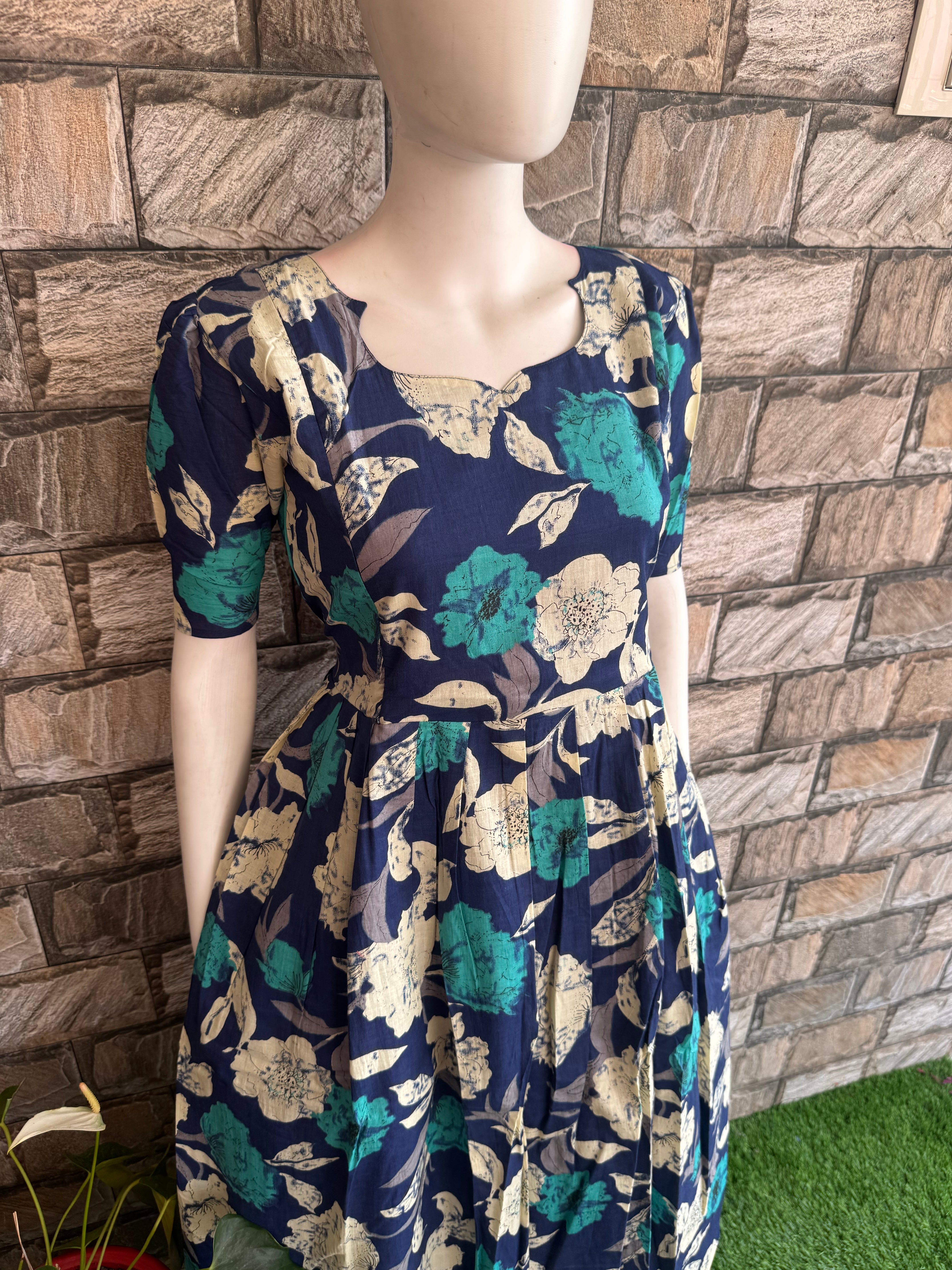 Royal  soft cotton Maternity maxi