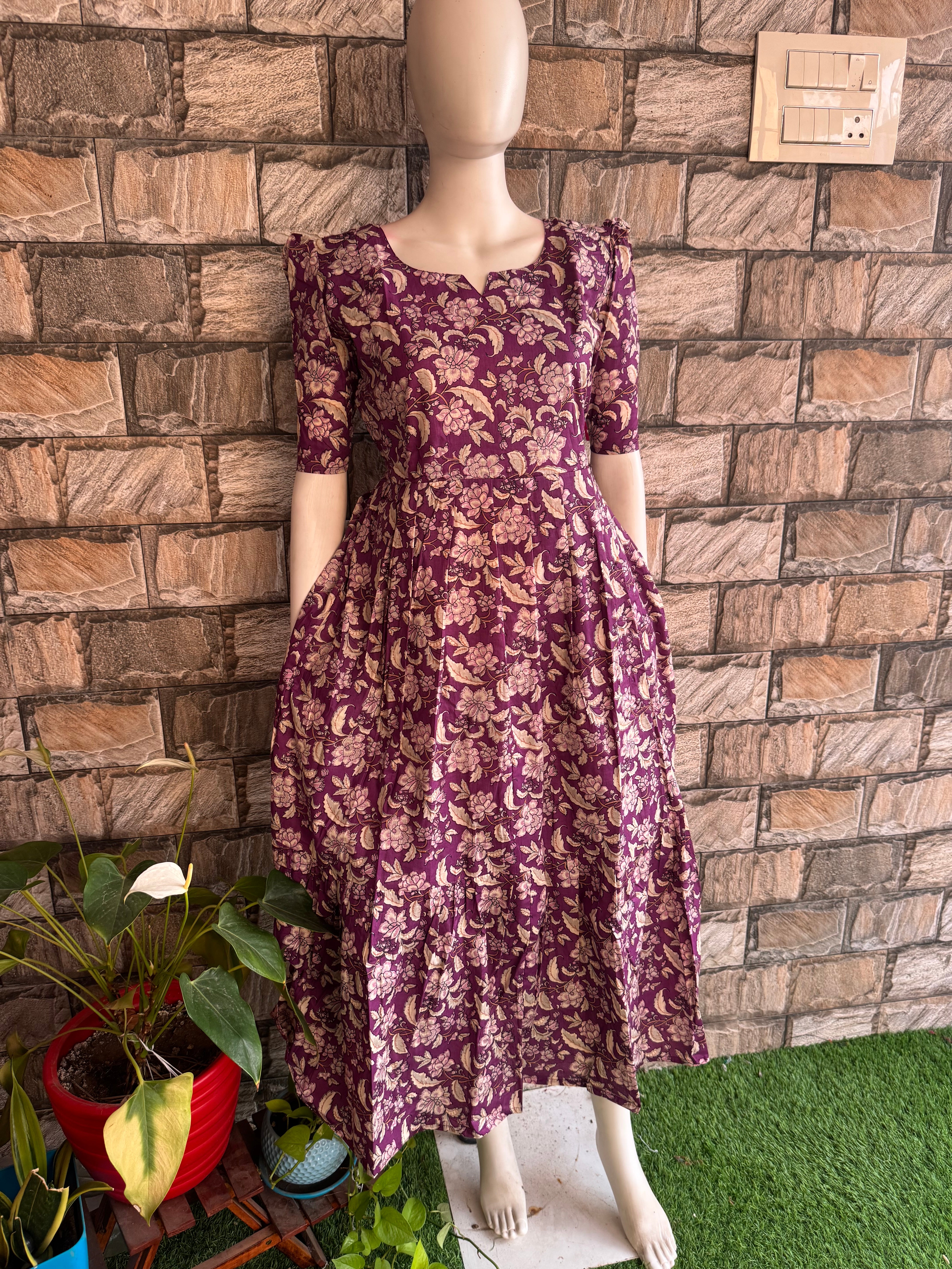 Budget  soft cotton Maternity maxi