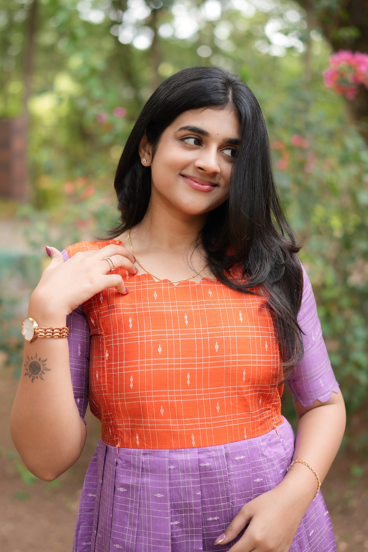 Diwali series Maternity raw silk maxi Samrithi