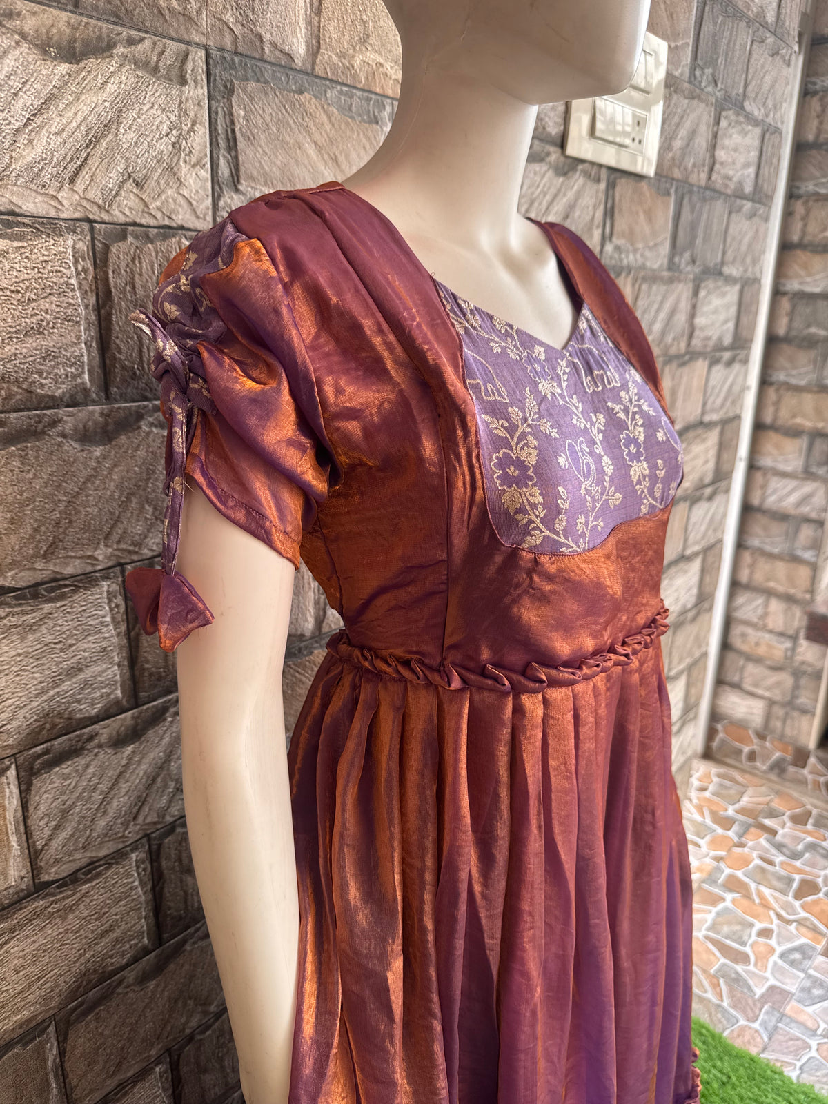 Jimmicho shining Georgette Maternity Feeding maxi