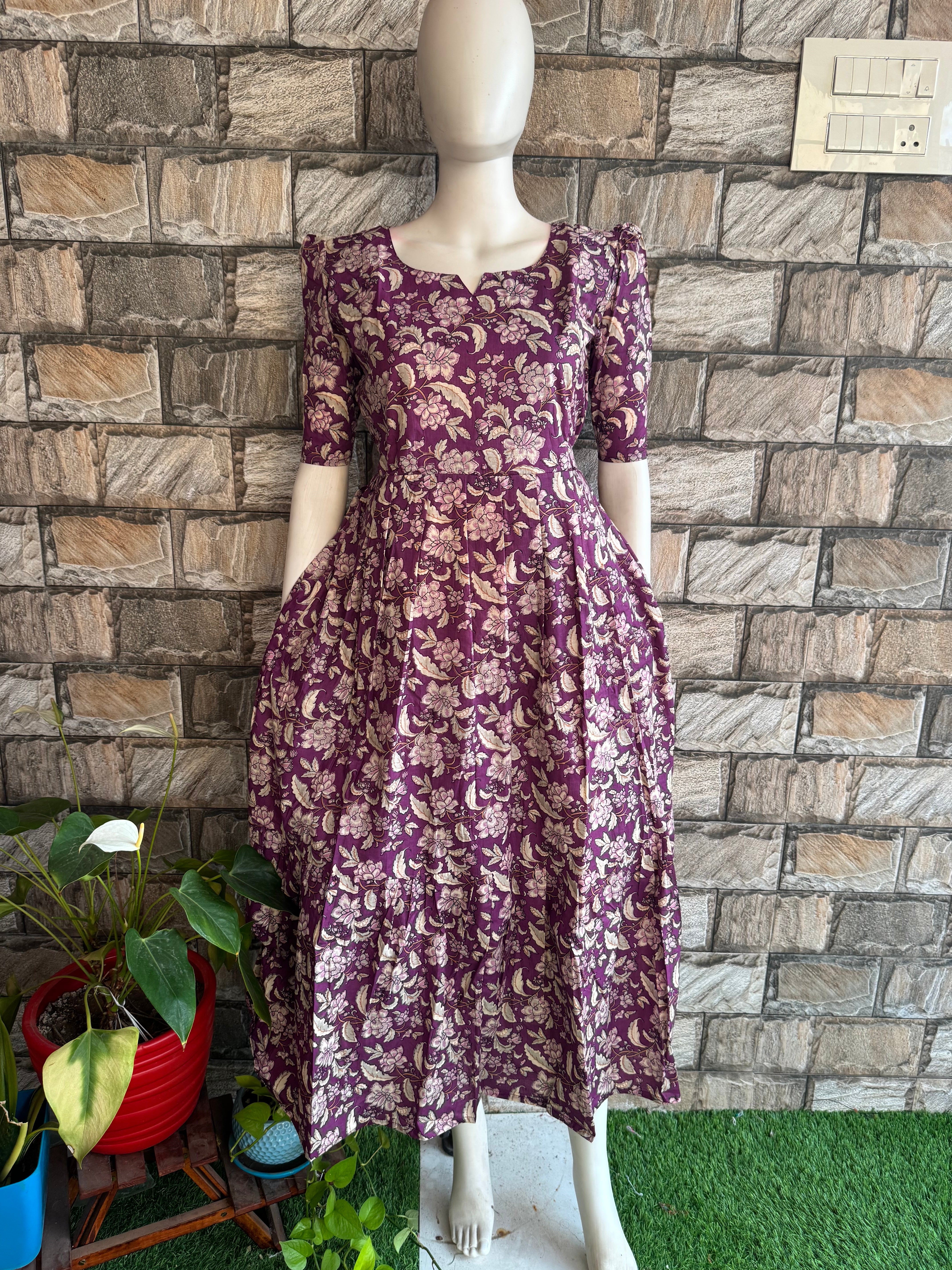 Budget  soft cotton Maternity maxi