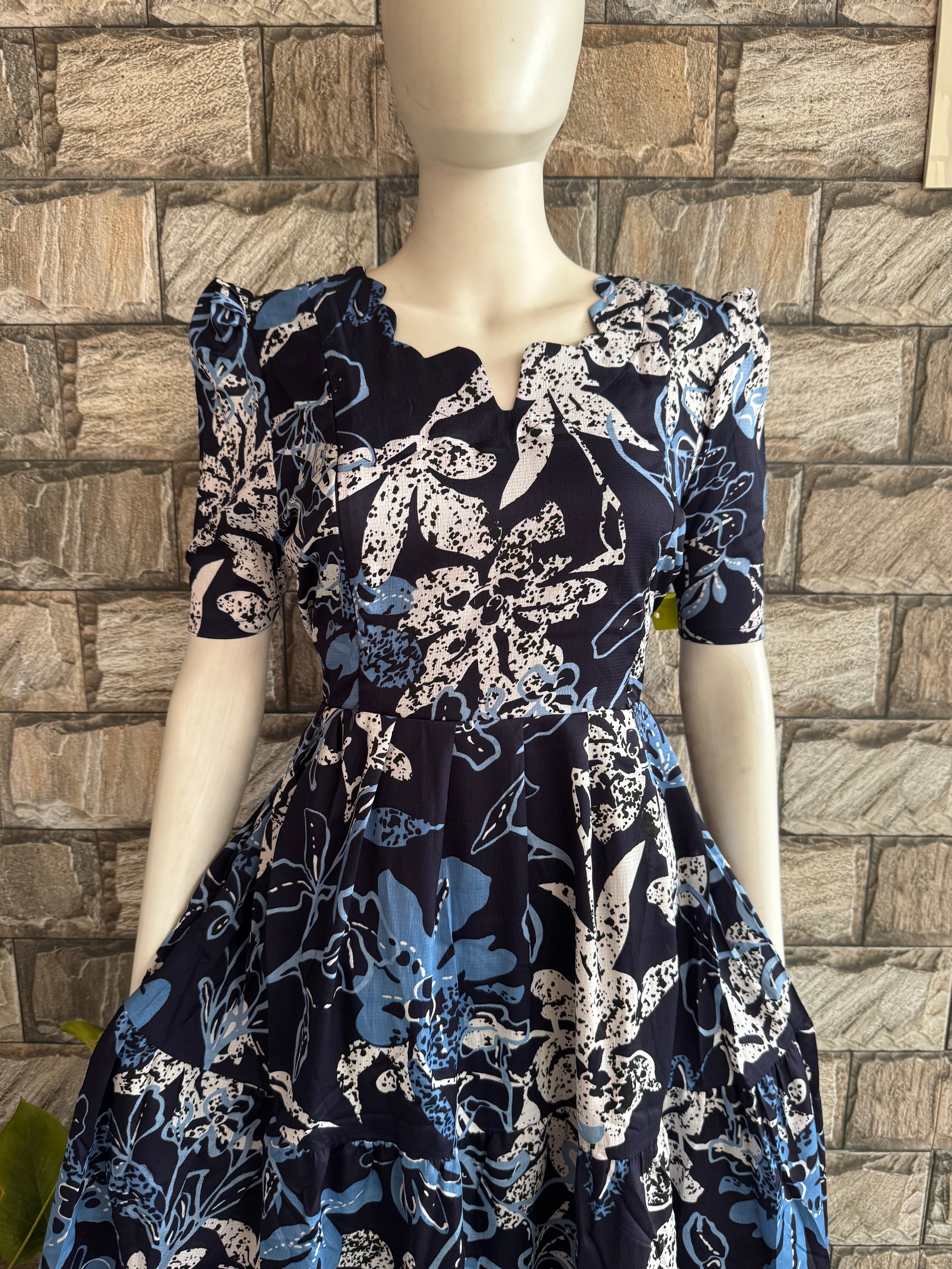 Delta Maternity Feeding maxi  Navy blue