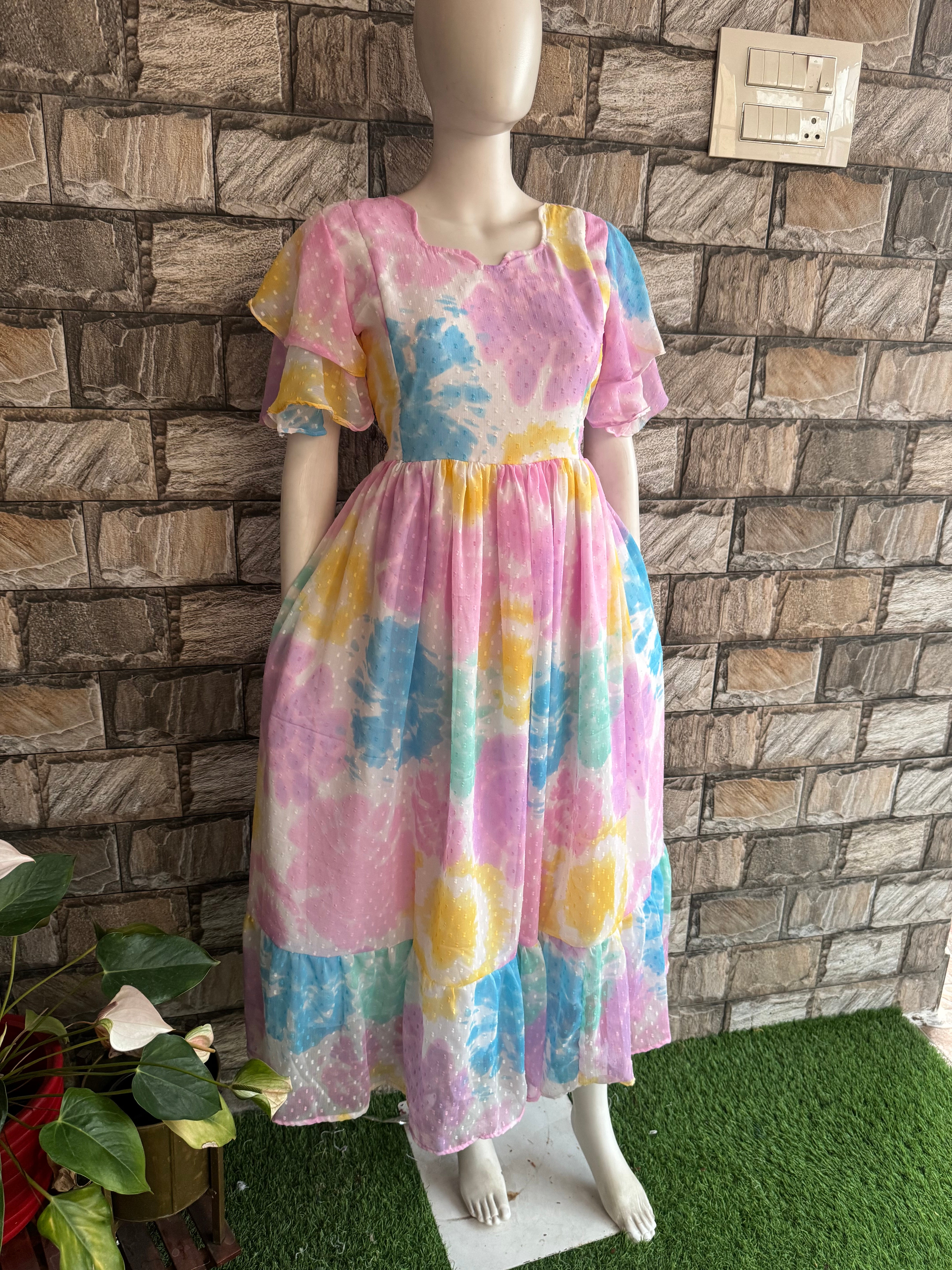 Rainbow Maternity Maxi