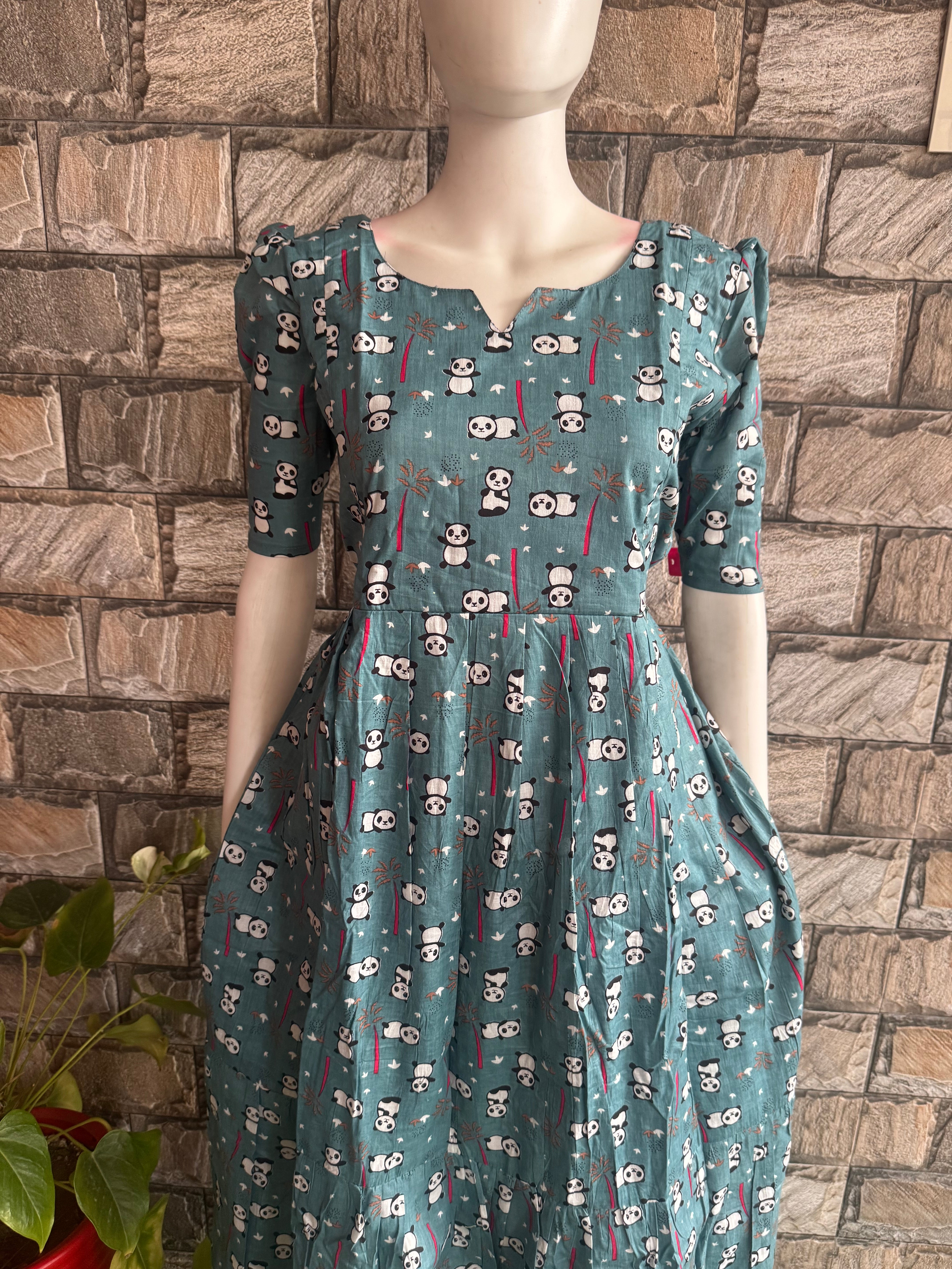 Budget  soft cotton Maternity maxi
