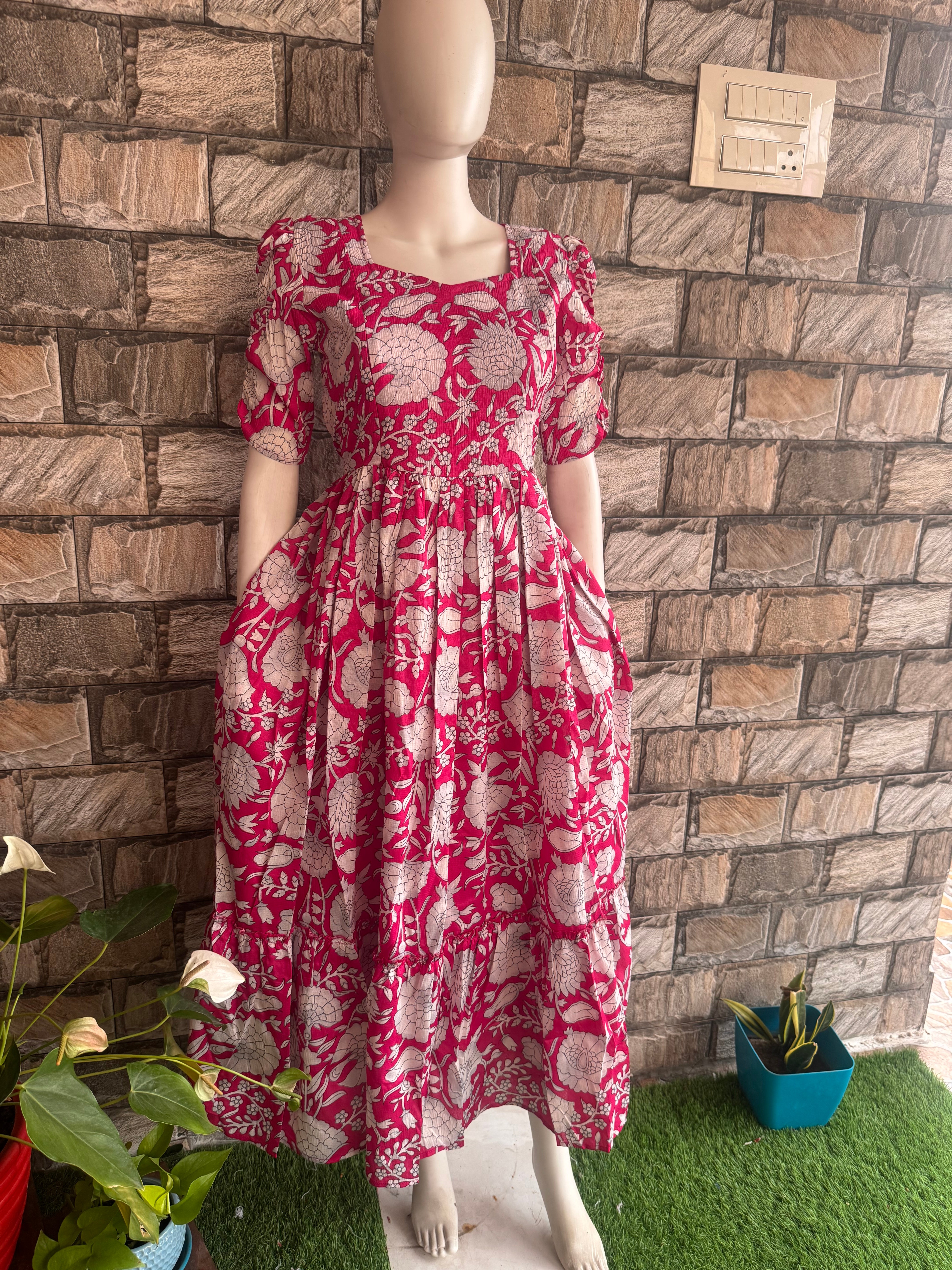 Delta crush Maternity maxi