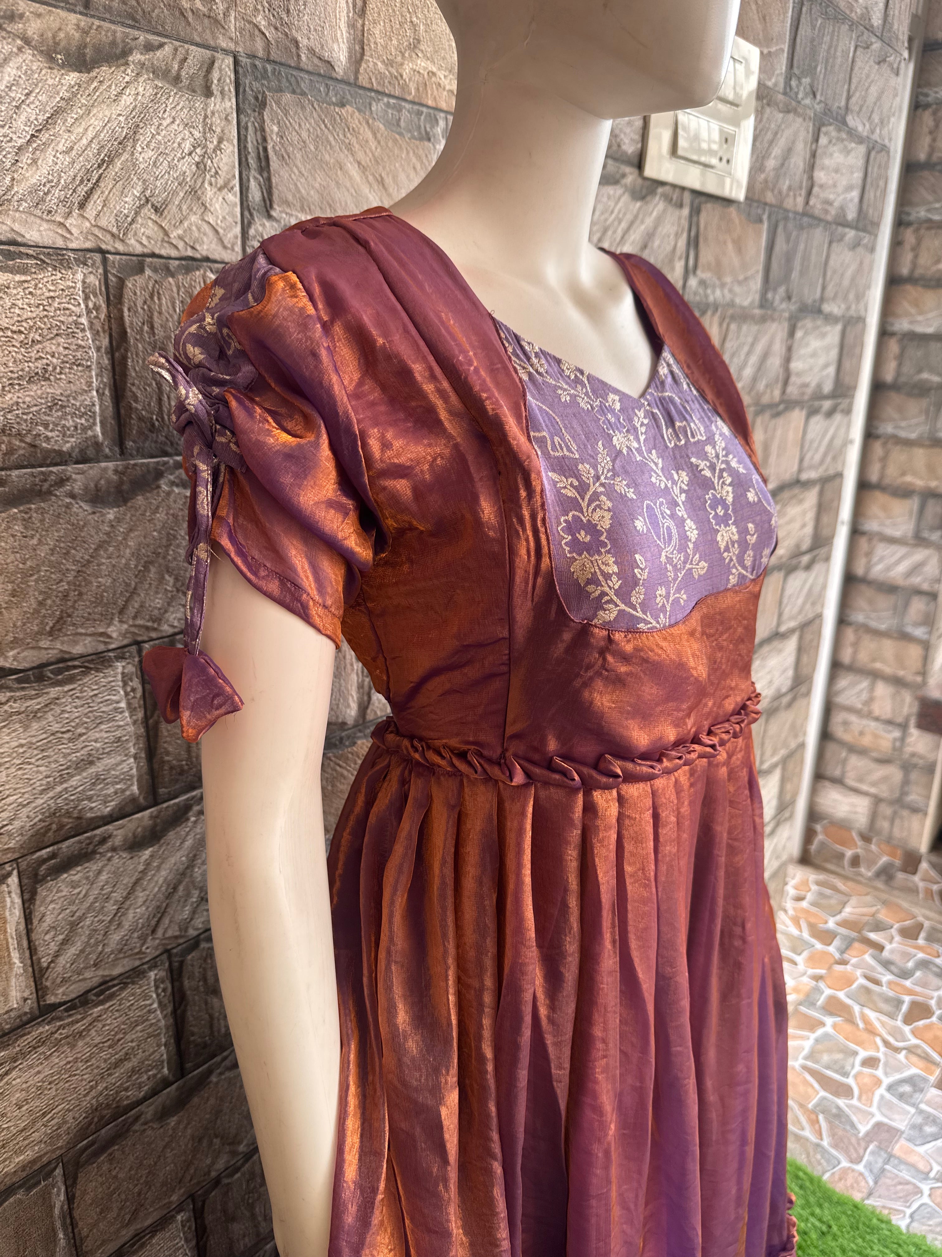 Jimmicho crush chiffon Maternity Maxi
