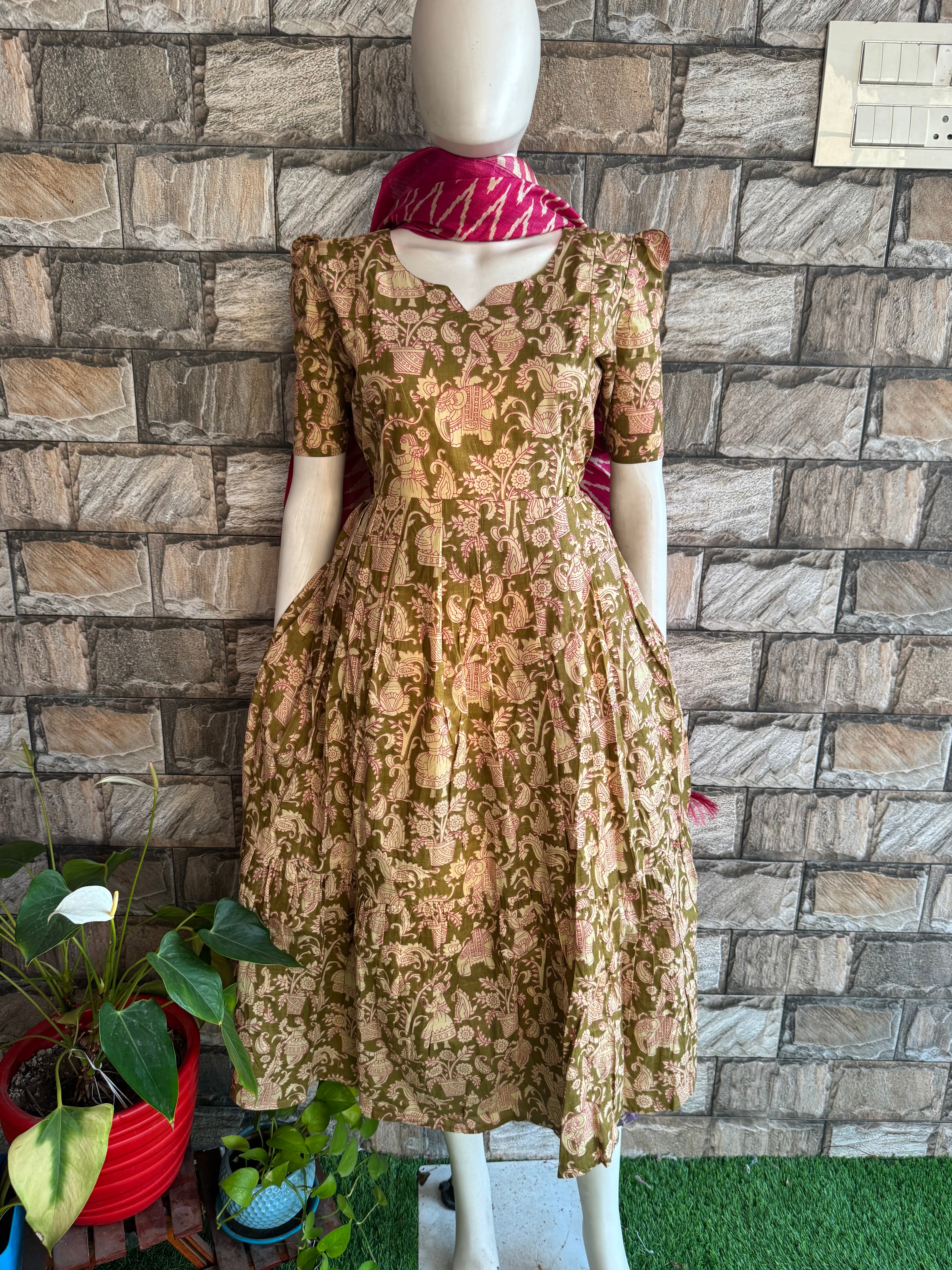 Budget  soft cotton Maternity maxi