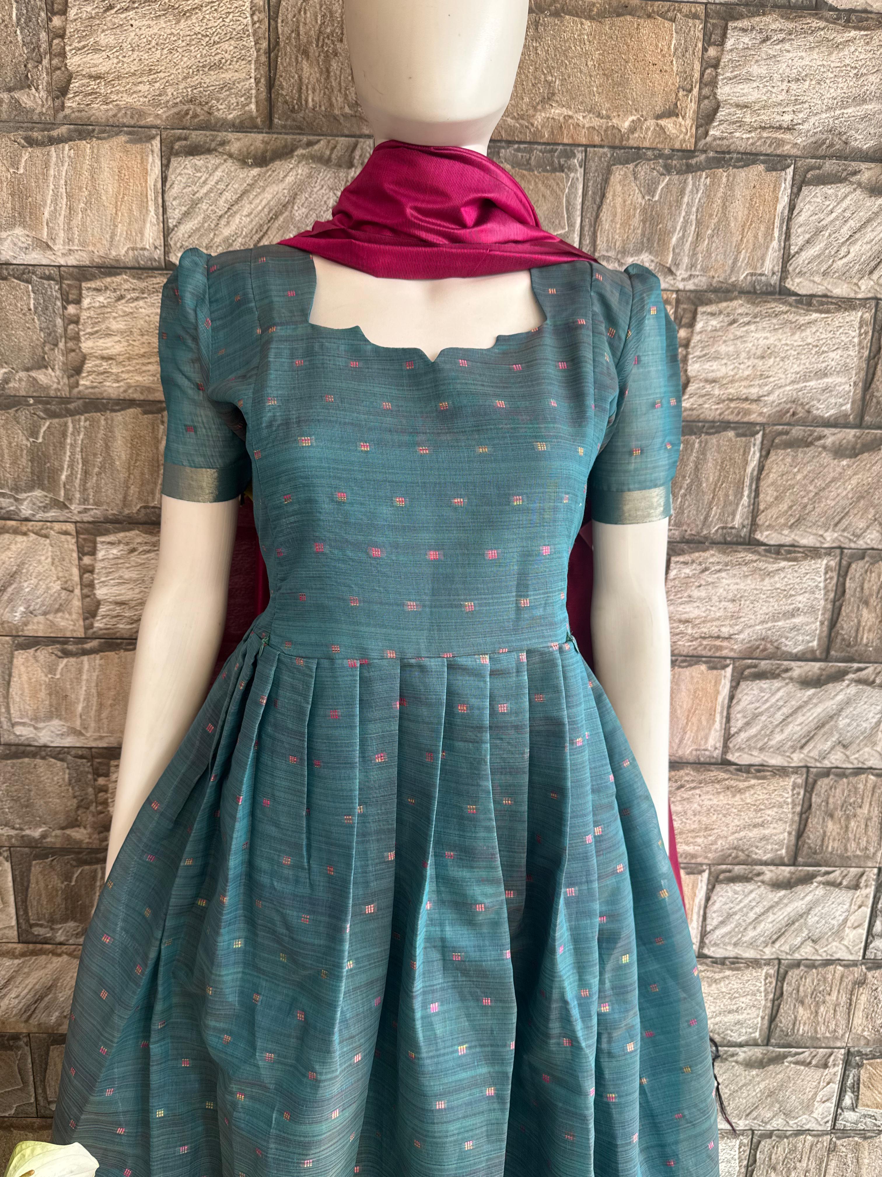 Tissue Silk Maxi Peocock green CF139