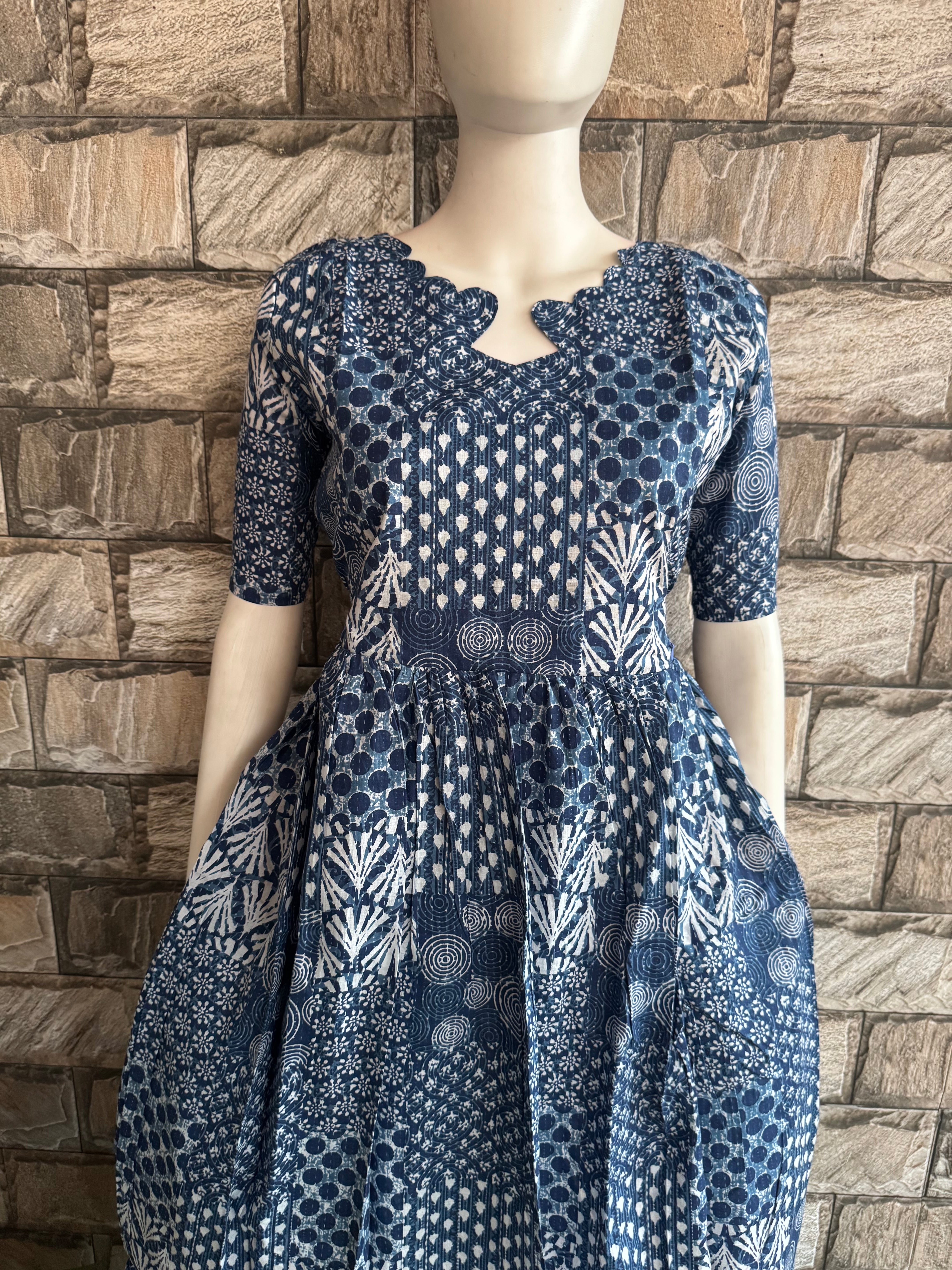 Jean shade Maternity maxi