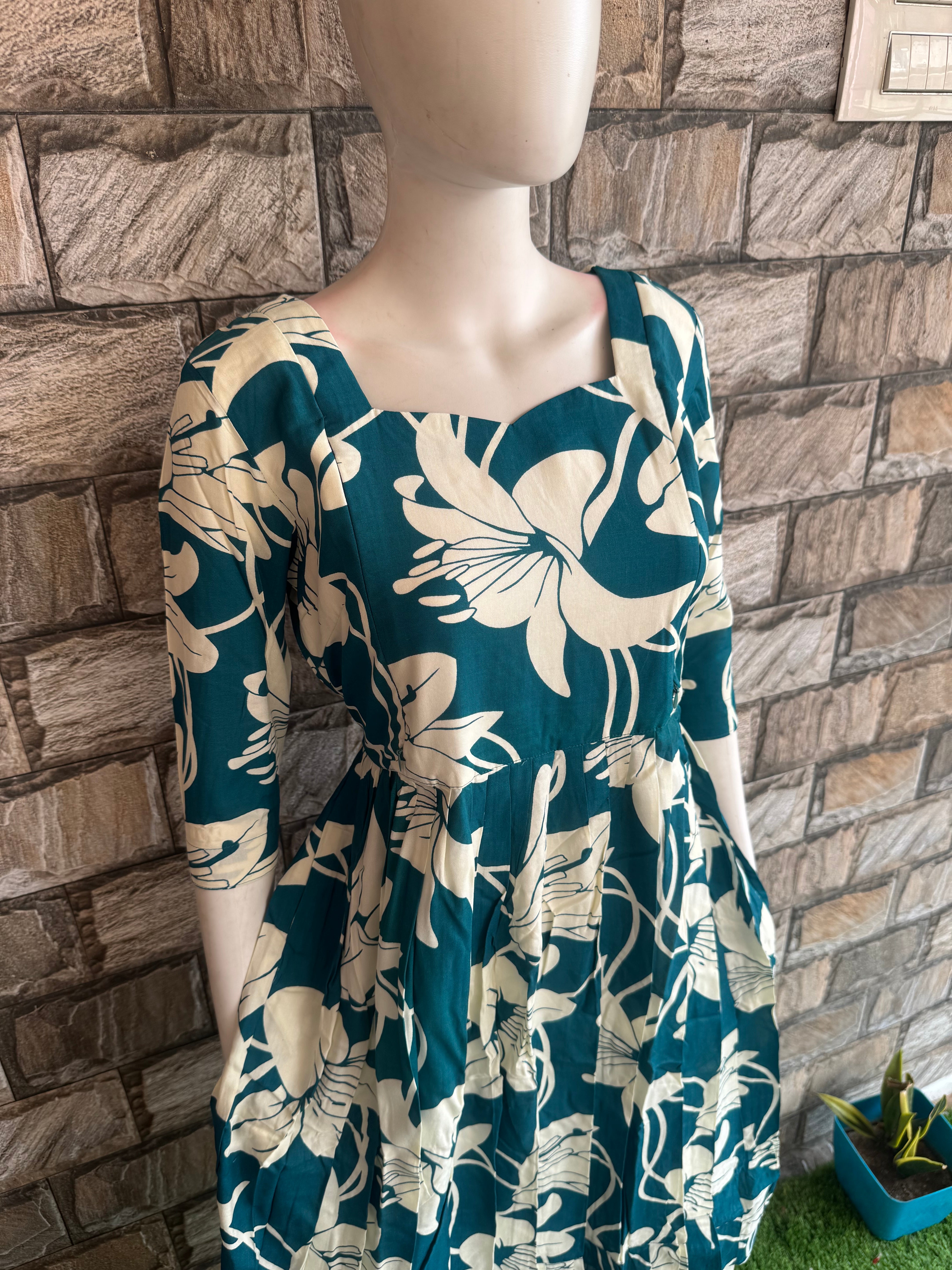 Rama Green summer Maternity Maxi