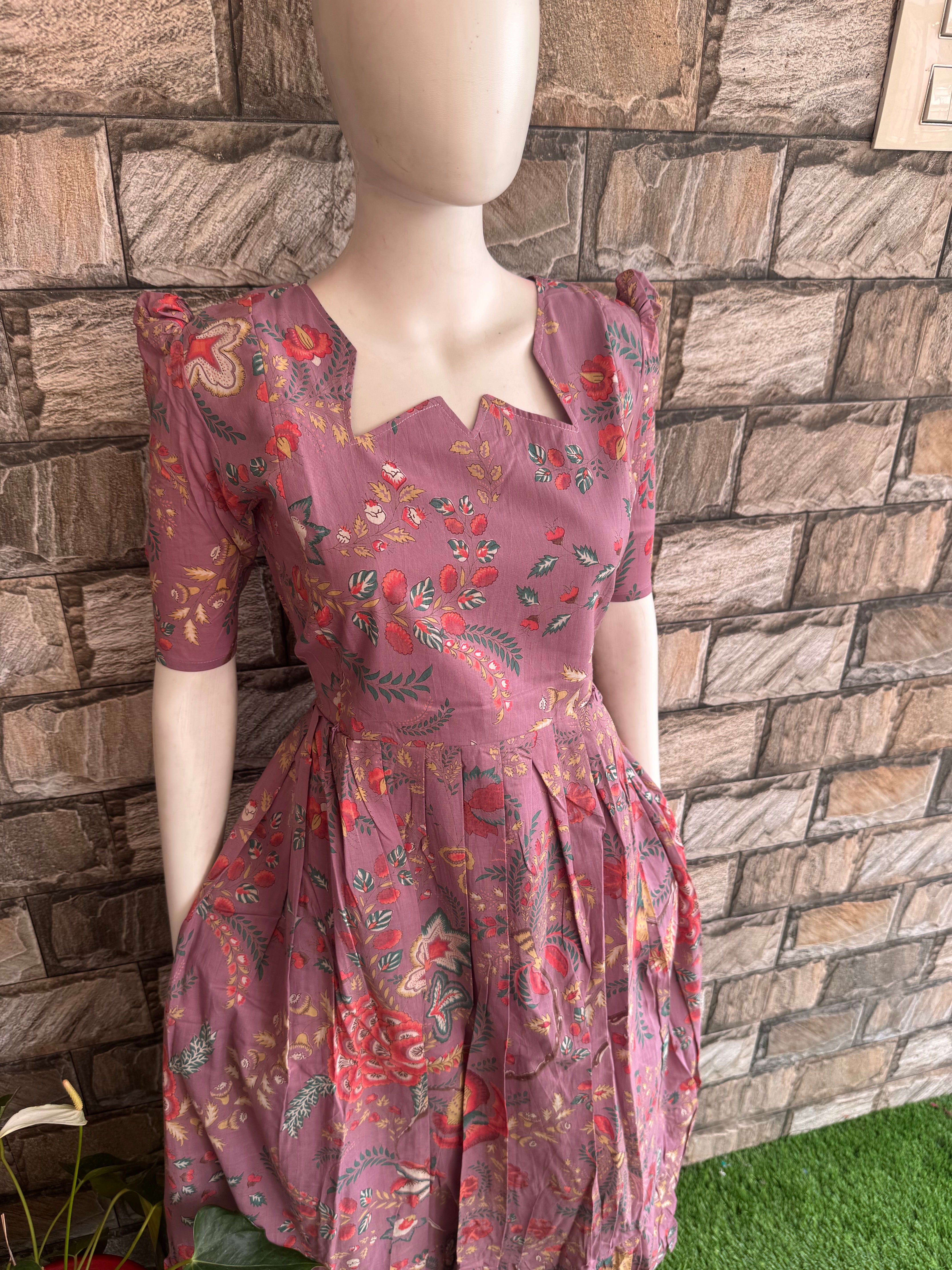 Onion peel soft cotton Maternity maxi
