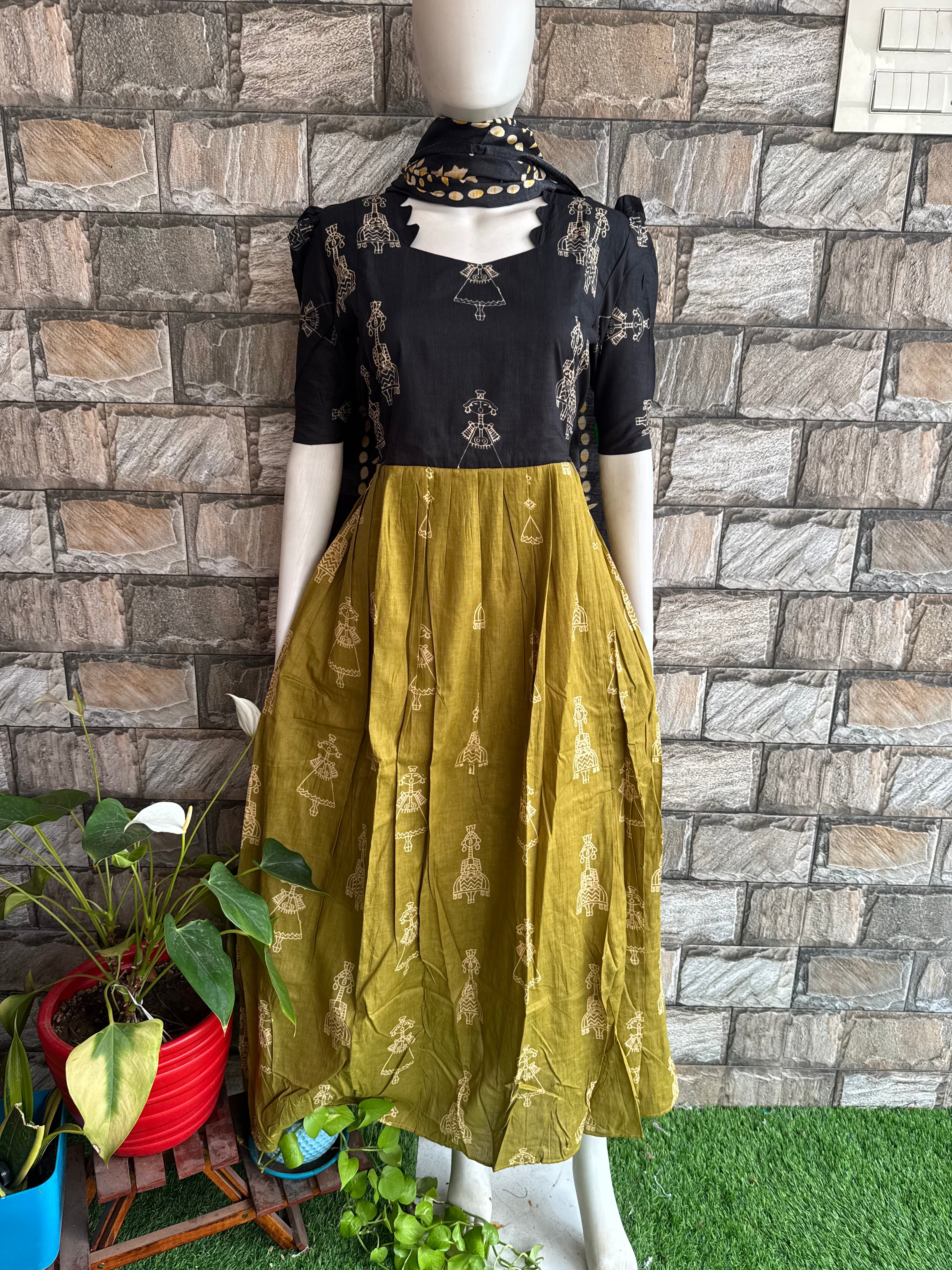 Jhumka soft cotton Maternity maxi