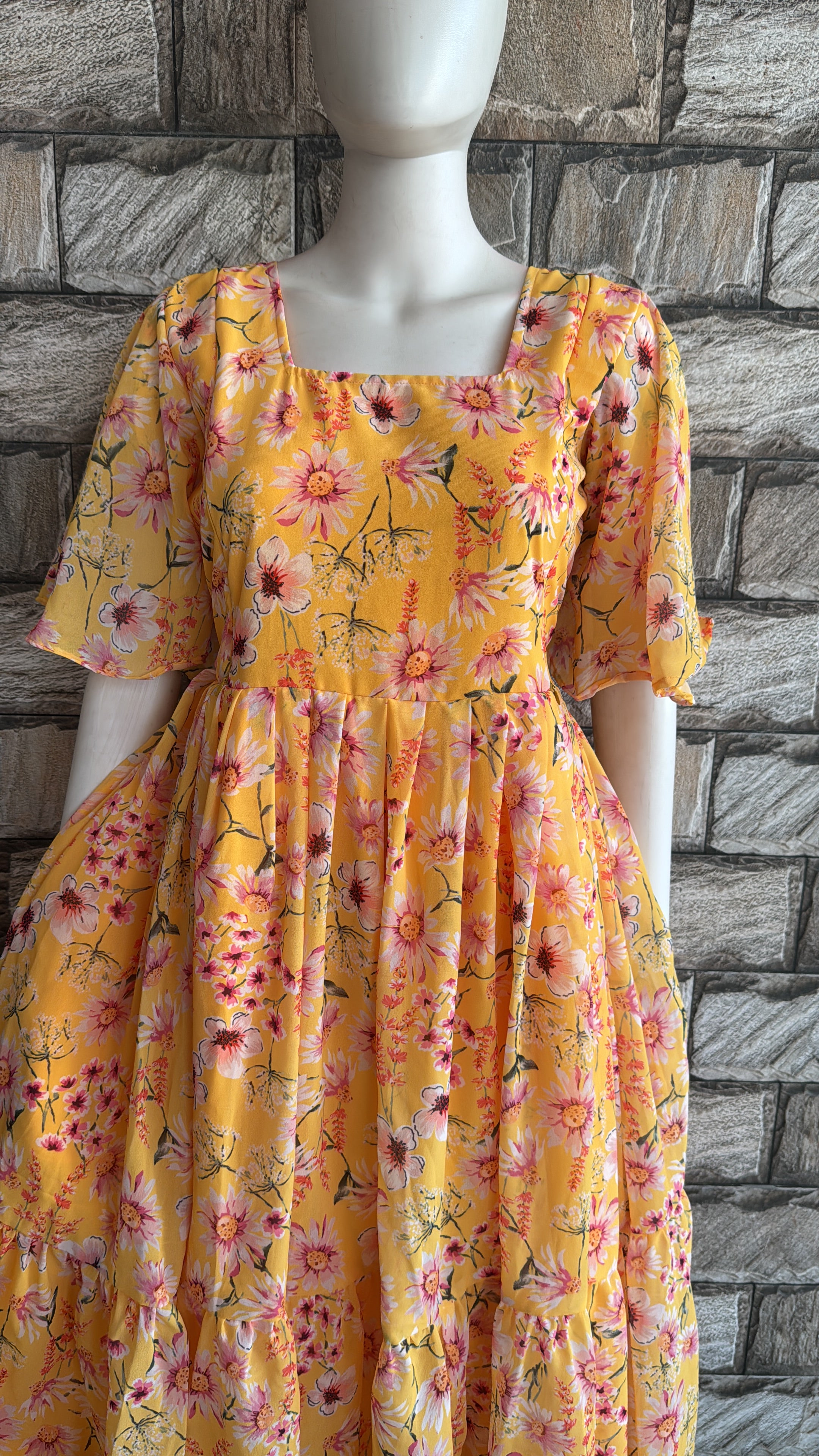 Sunshine Bloom Maternity maxi