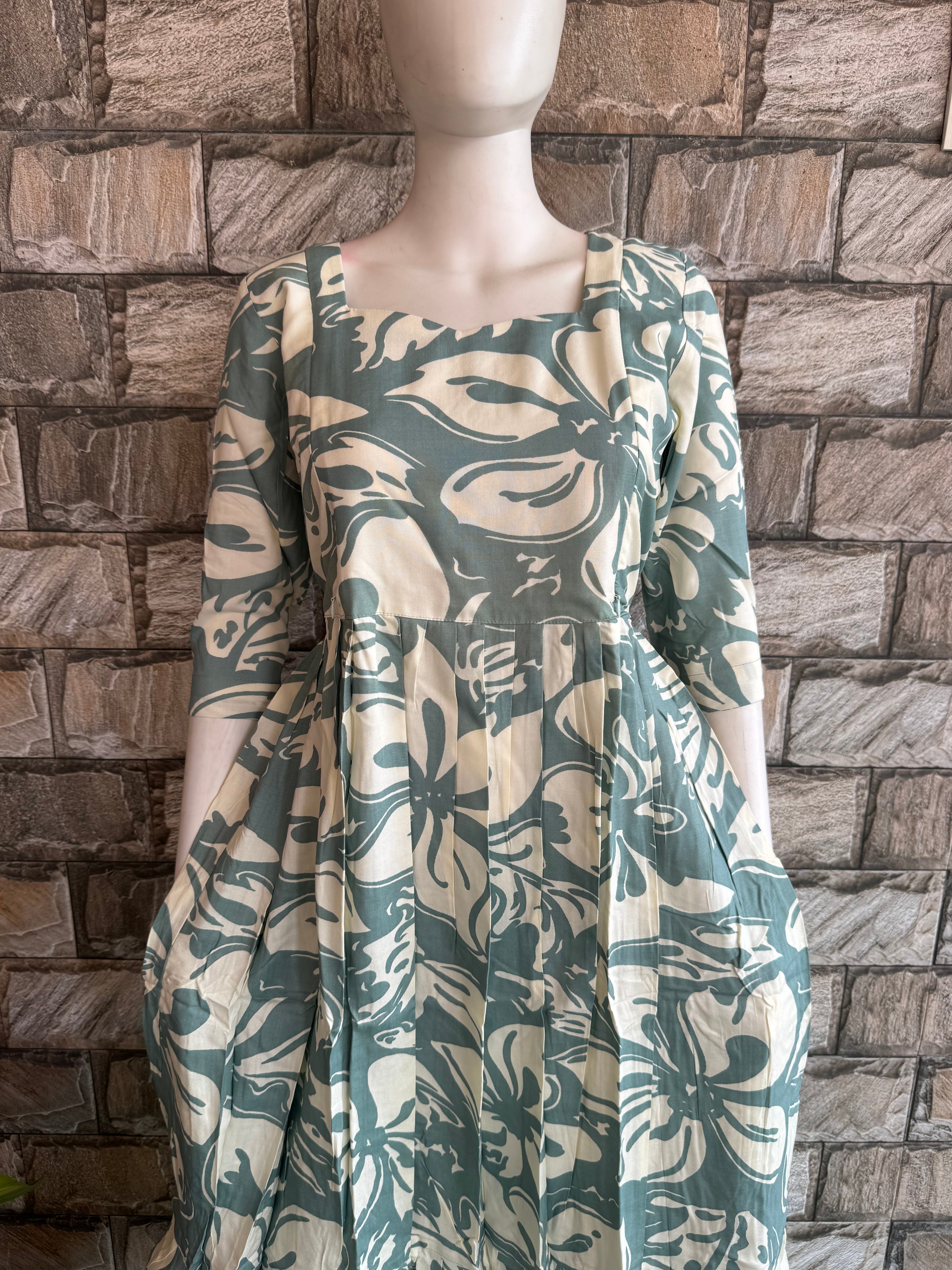 Pastel Green summer sale Maternity Maxi