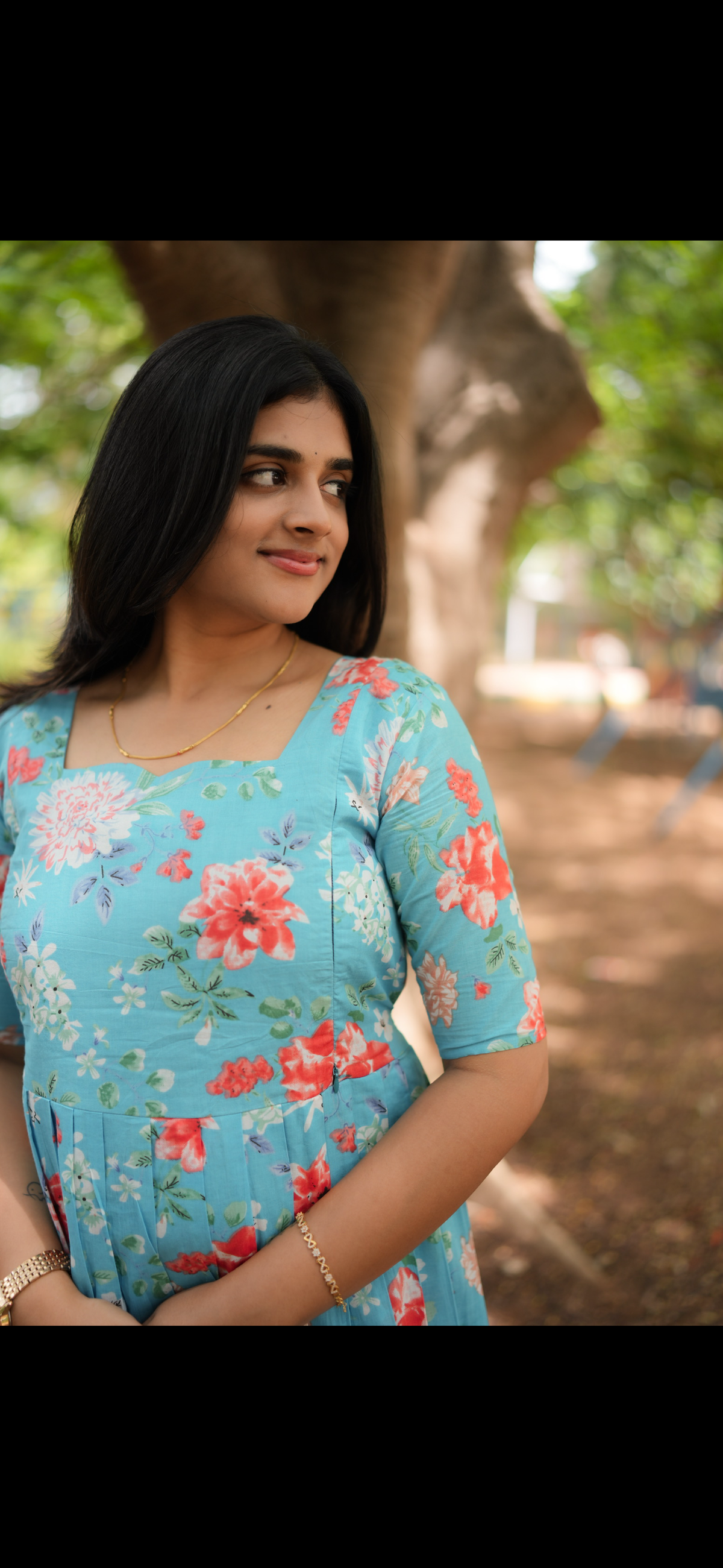 Soft cotton Maternity Feeding Maxi Floral