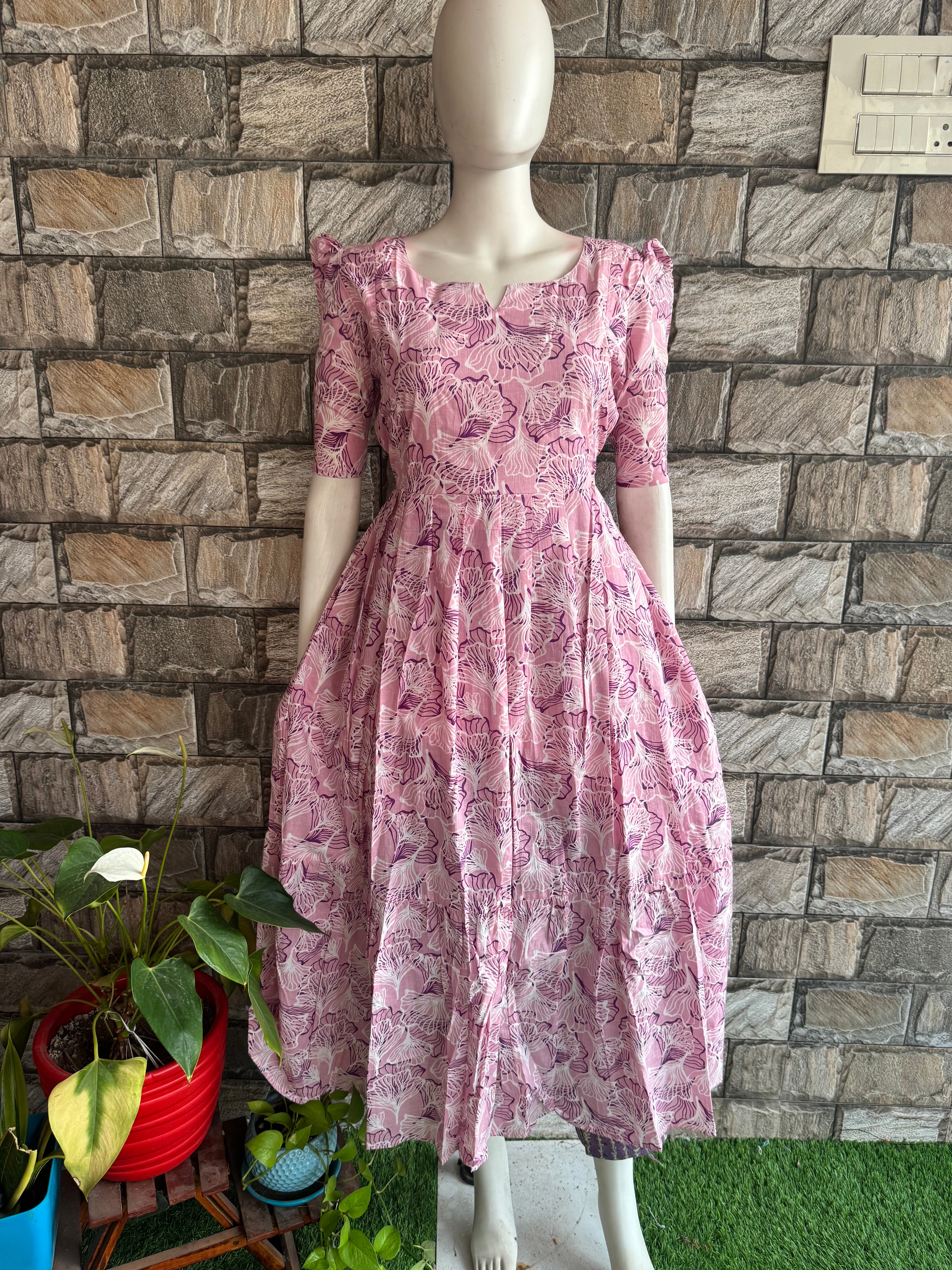 Budget  soft cotton Maternity maxi