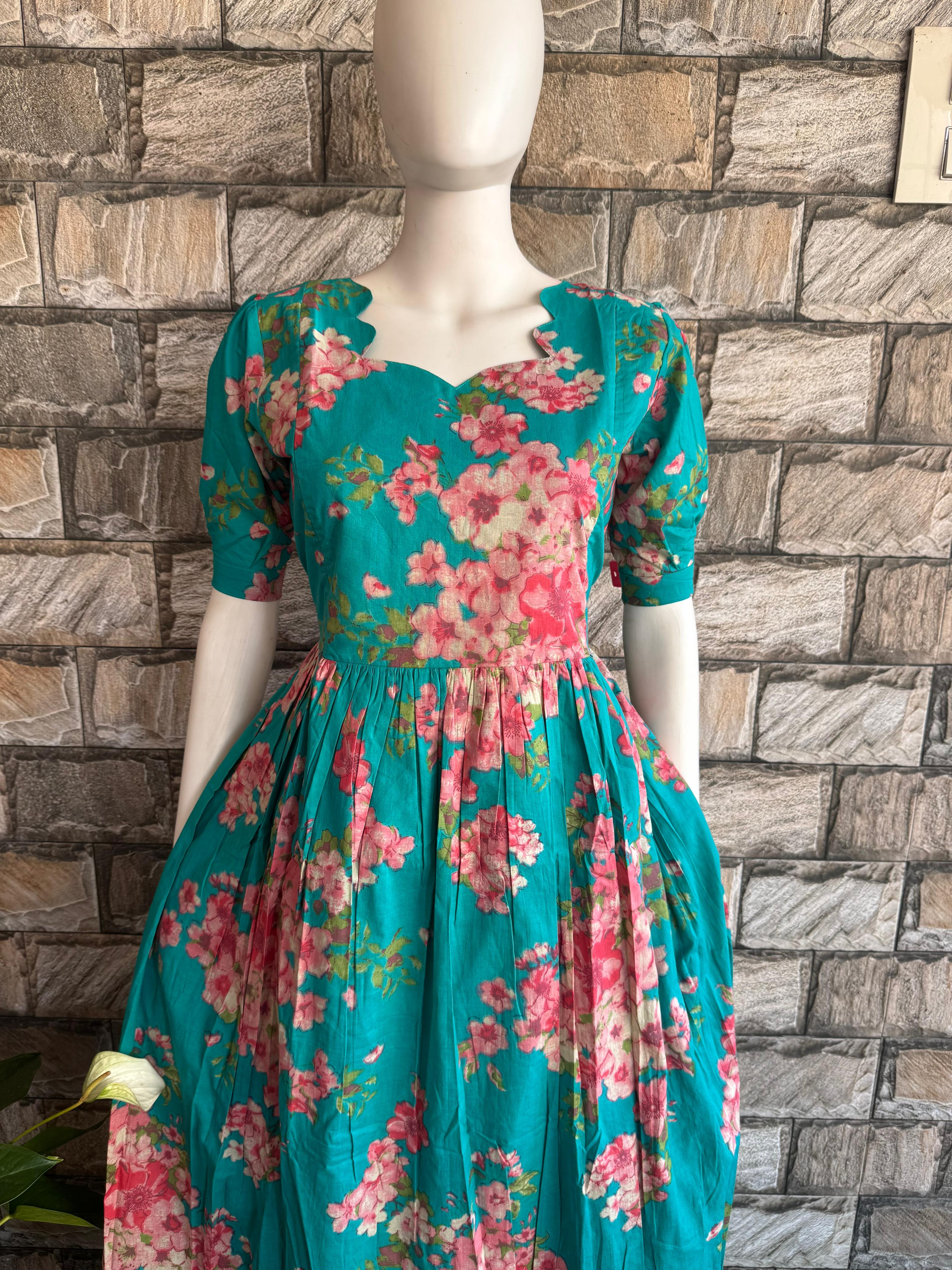 Rama Blue Mul Cotton Maxi CF134