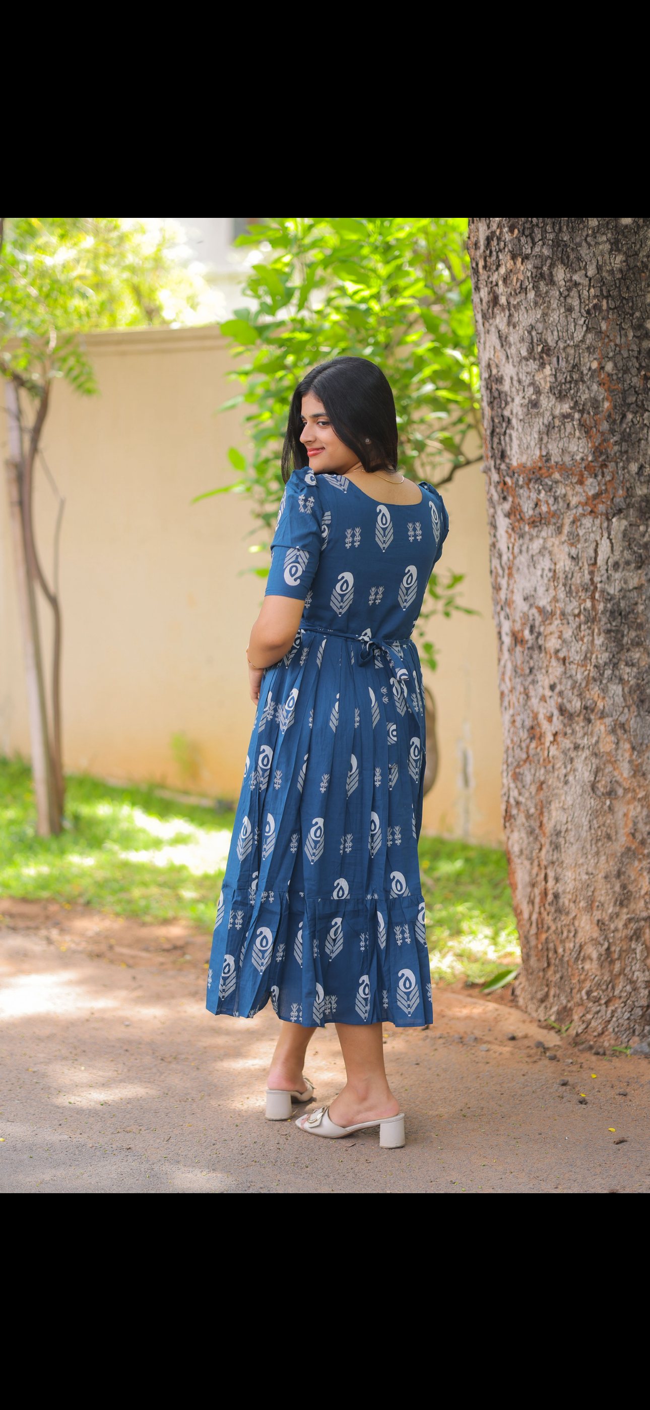 Soft cotton Maternity maxi  - Neelima