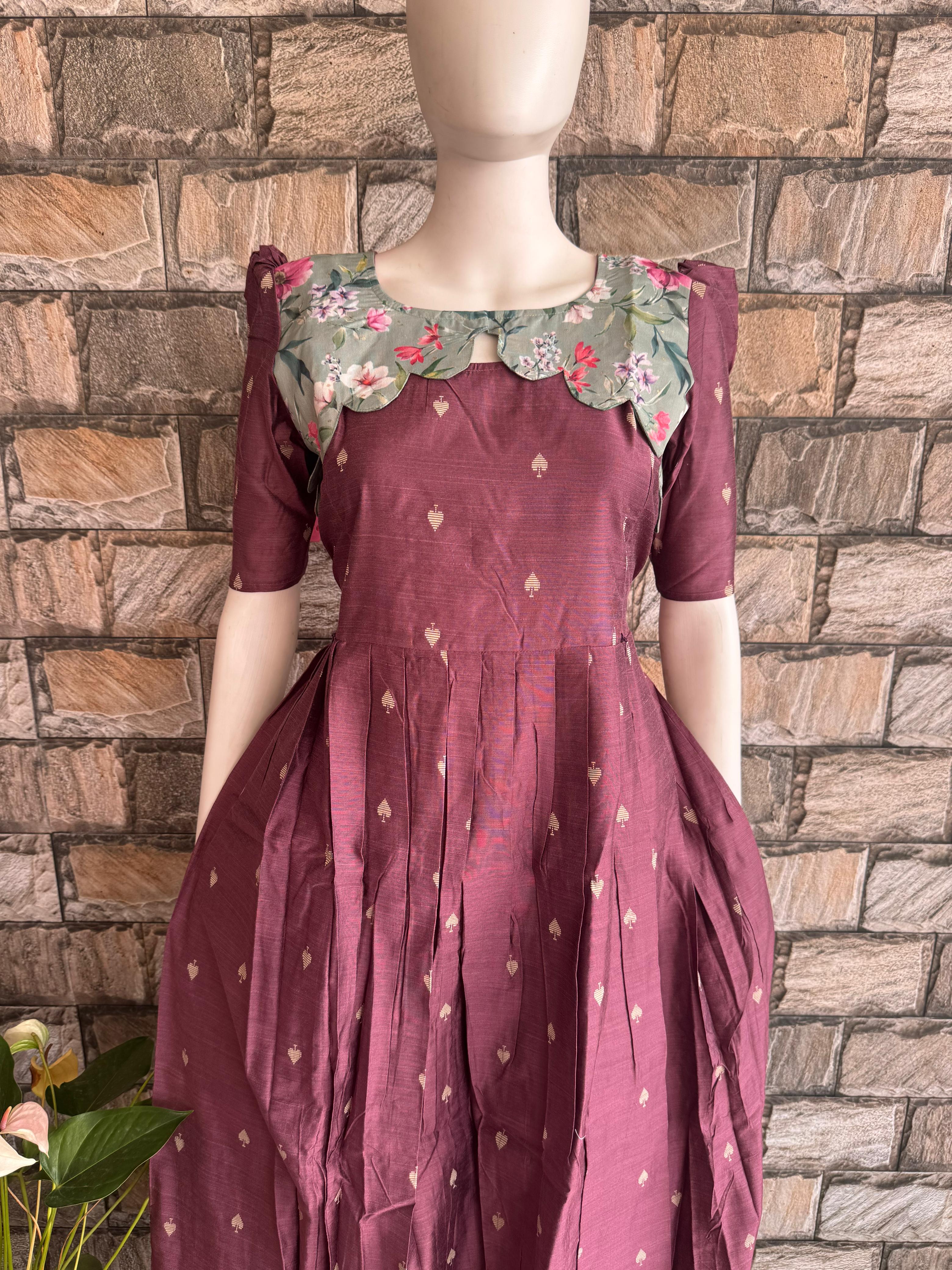 Onion Peel Scale up Raw Silk Maxi CF119