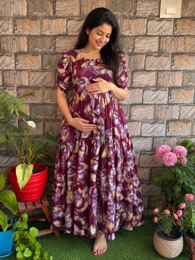 Delta Crepe Maxi