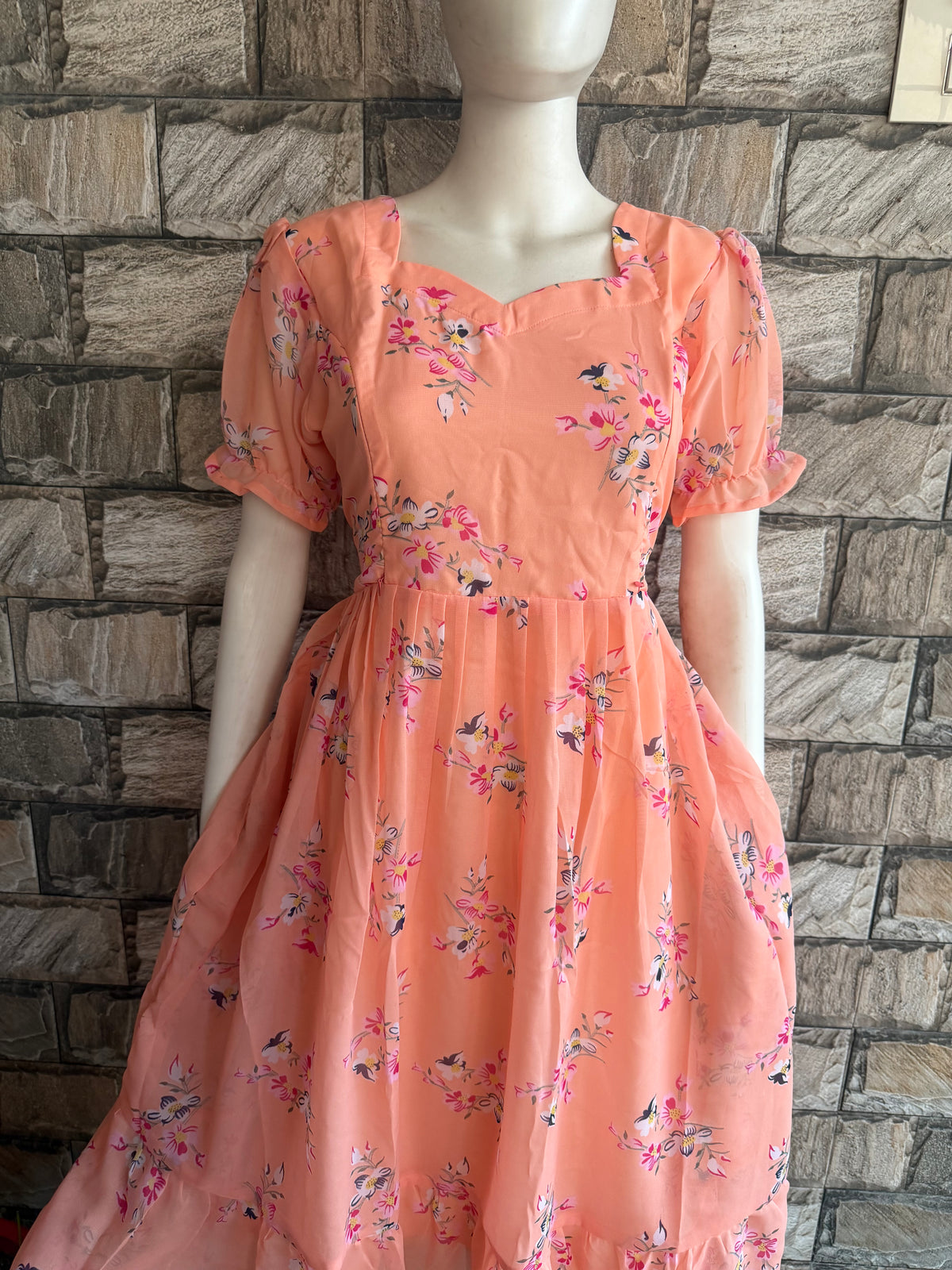 Georgette Maternity Feeding maxi
