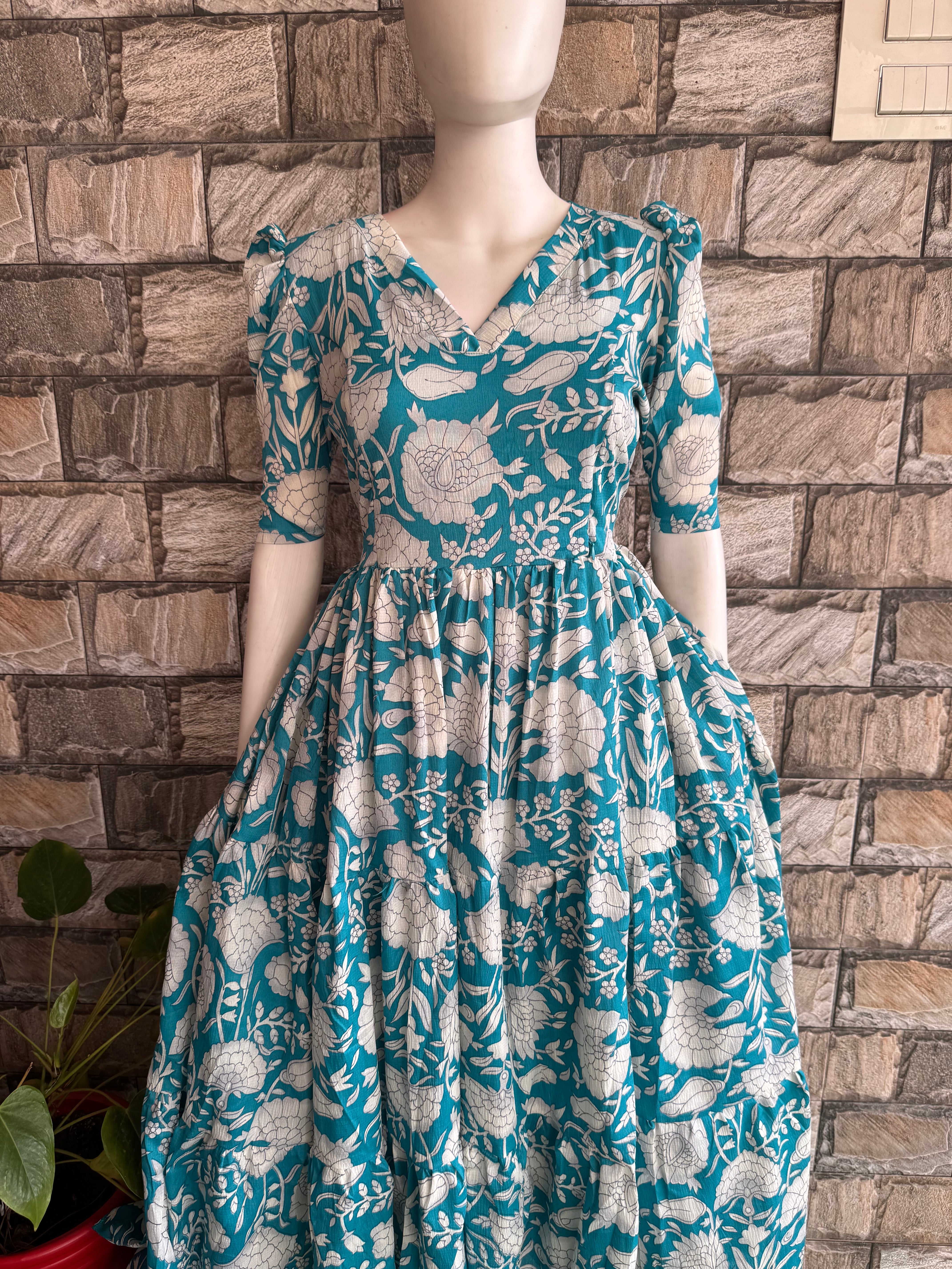 Delta Maternity maxi Dark Rama blue