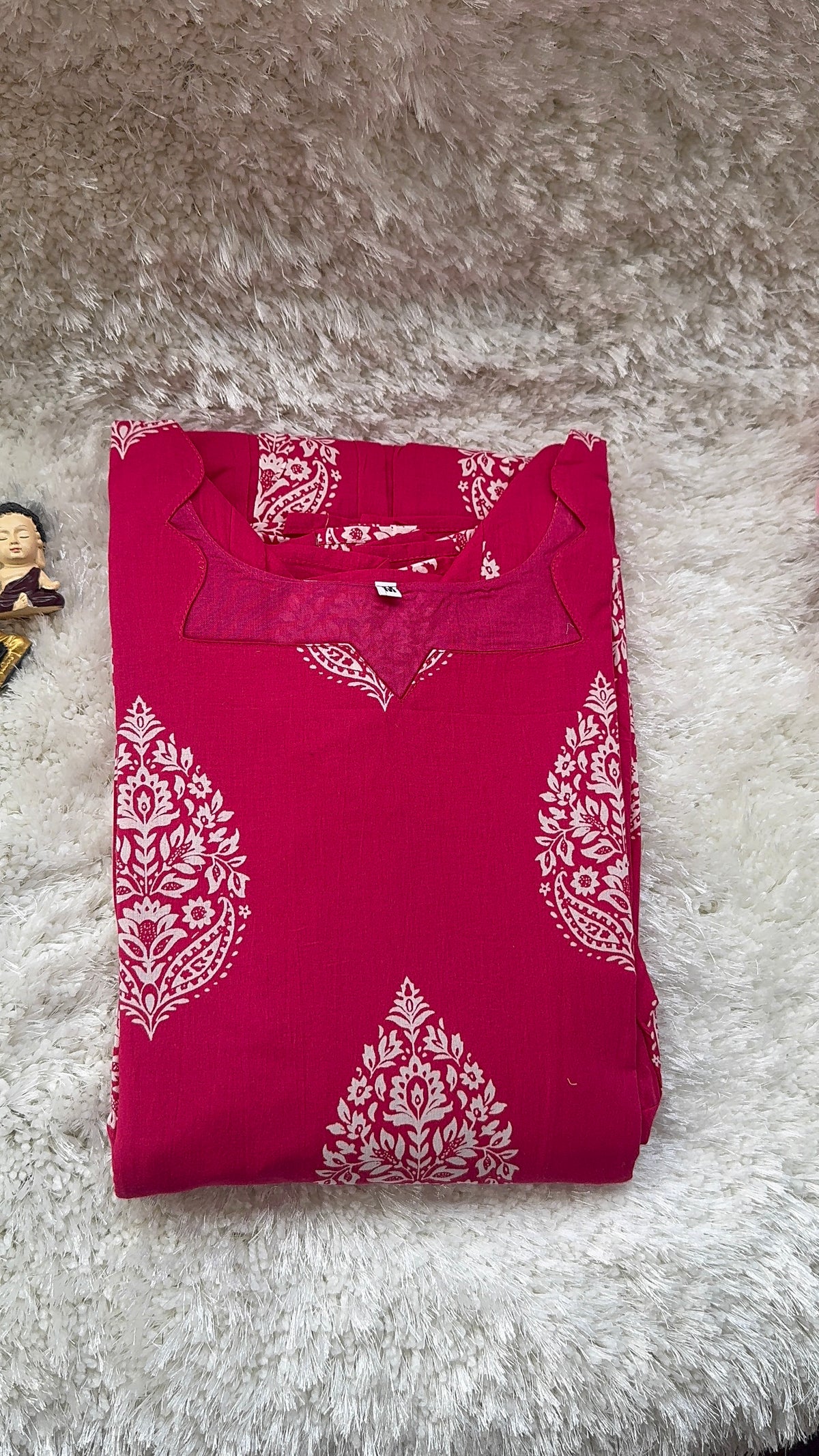 Soft cotton Maternity maxi without dupatta Candy pinki