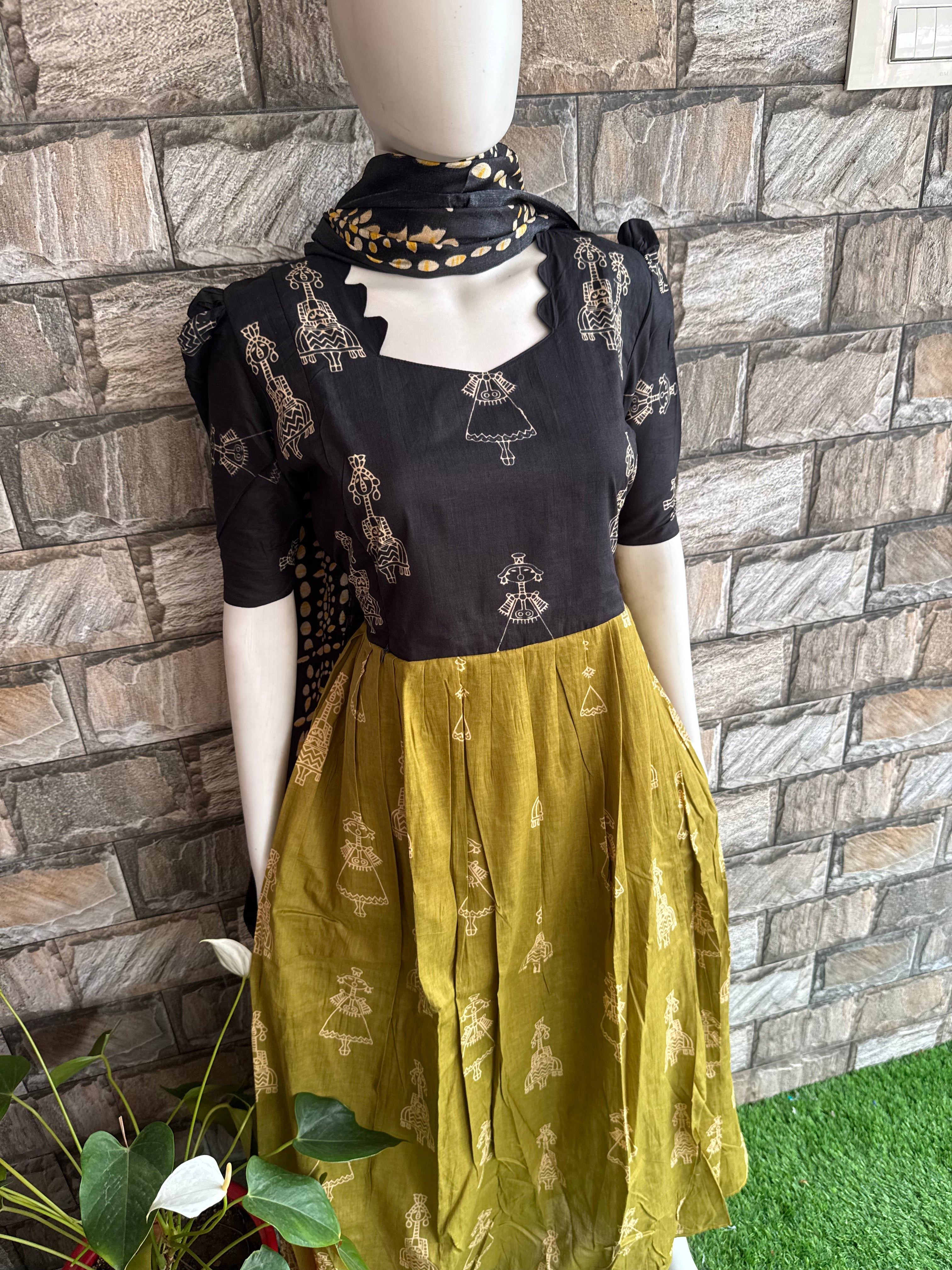 Jhumka soft cotton Maternity maxi