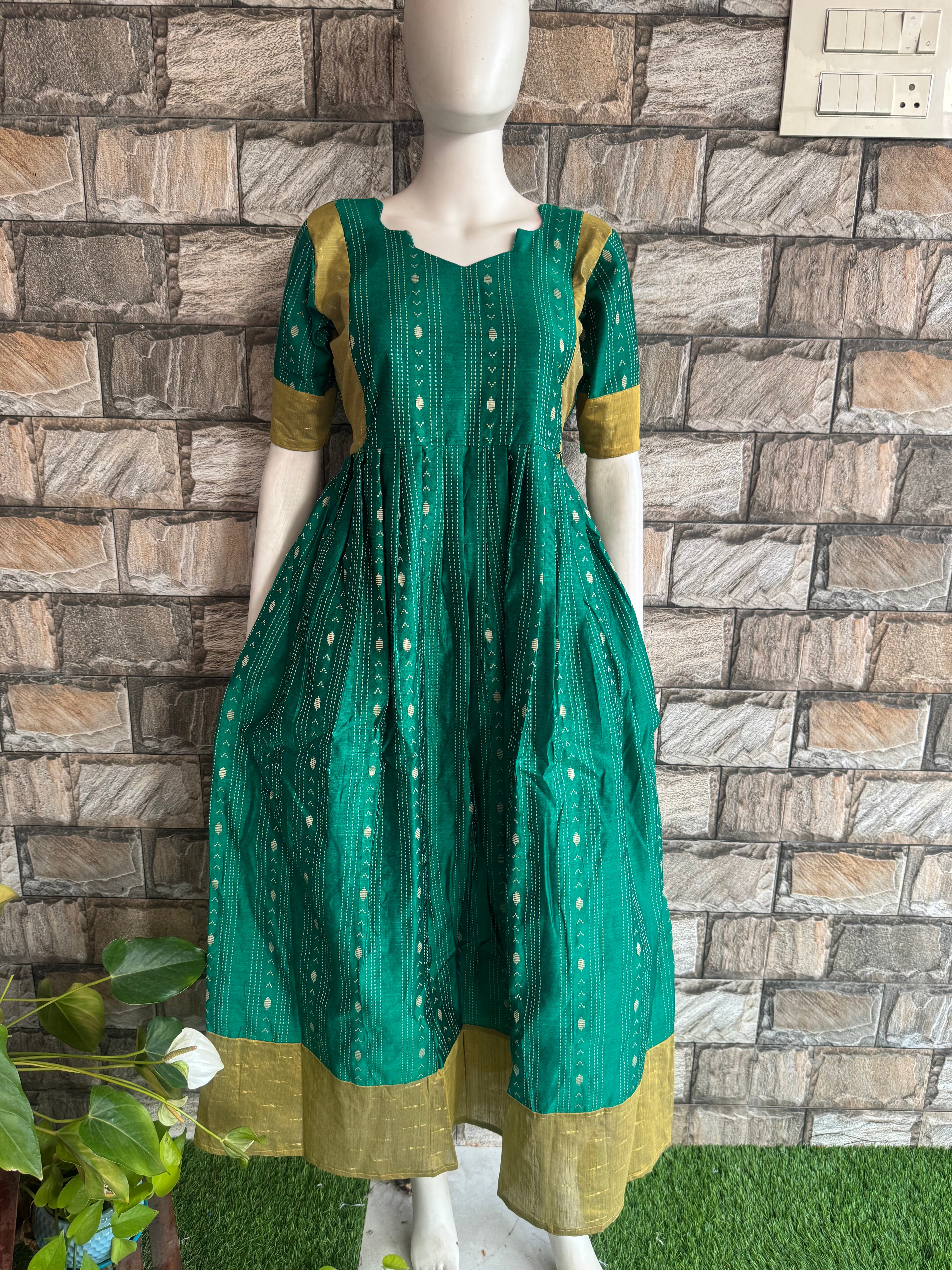 Festive raw silk Maternity maxi #sale