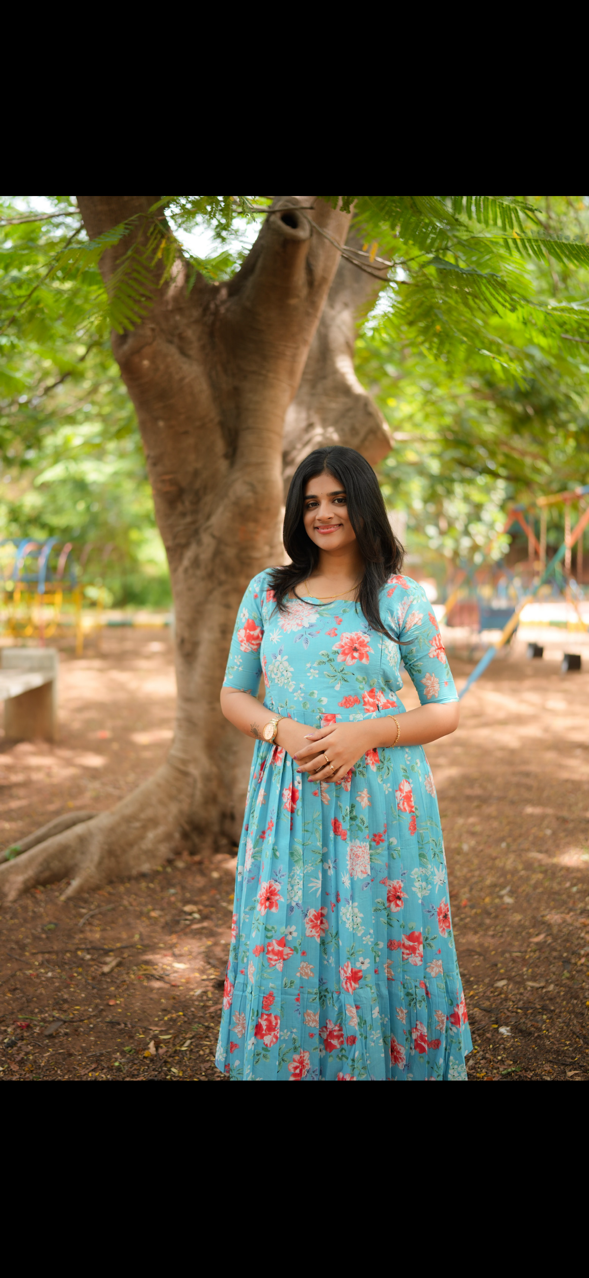 Soft cotton Maternity Feeding Maxi Floral