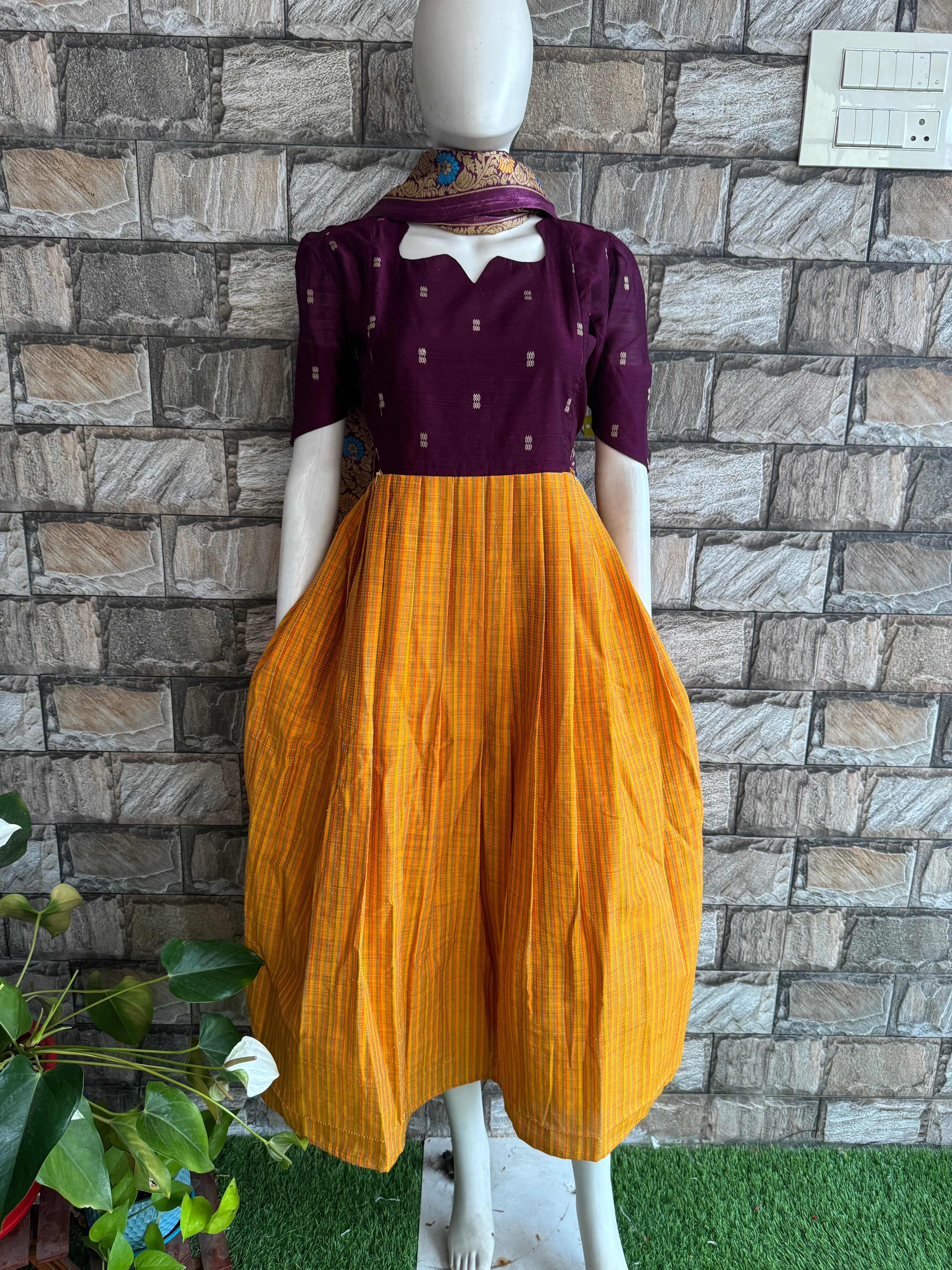 Pretty mix and match Maternity maxi