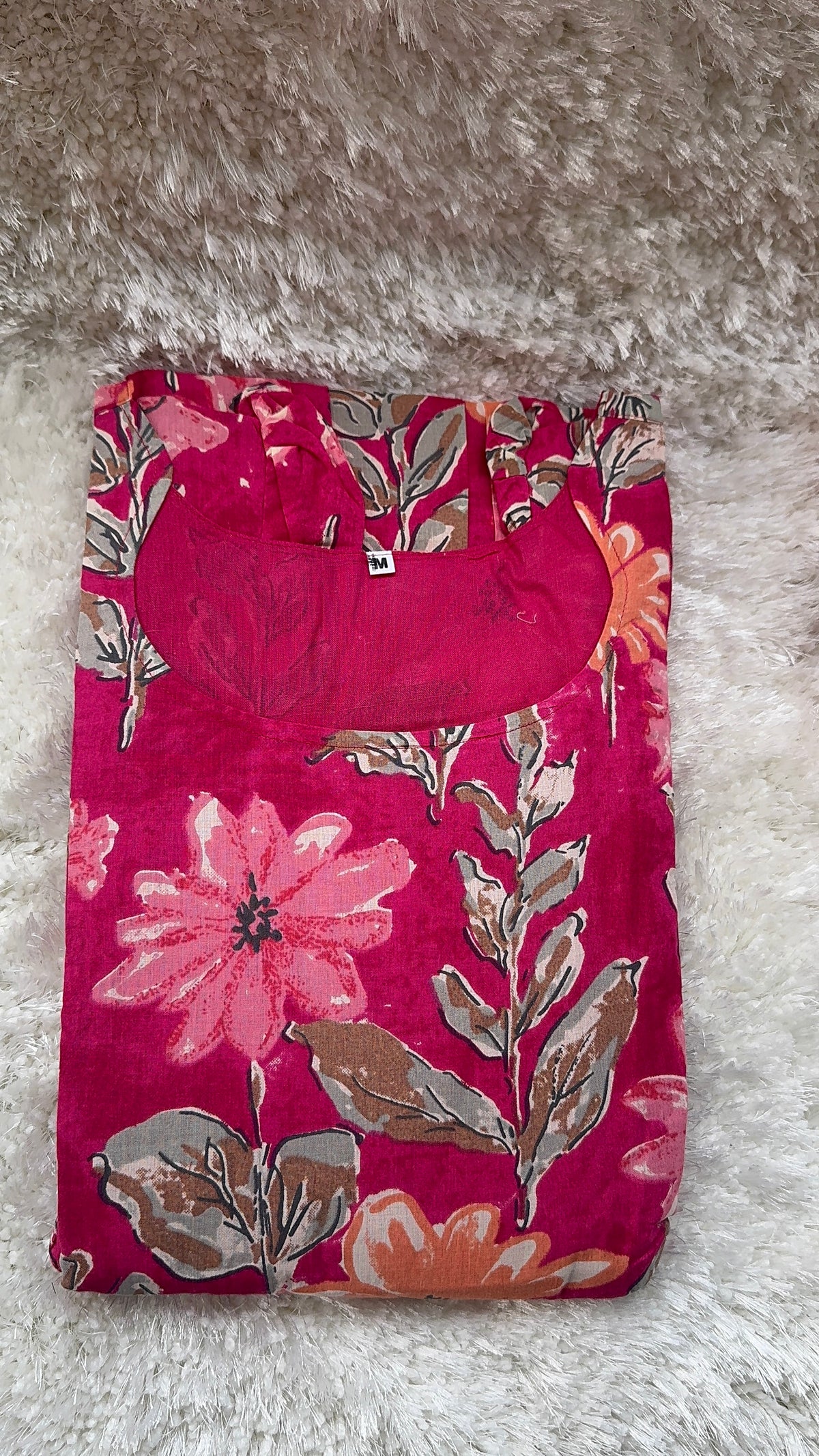 Soft cotton Maternity maxi without dupatta Floral