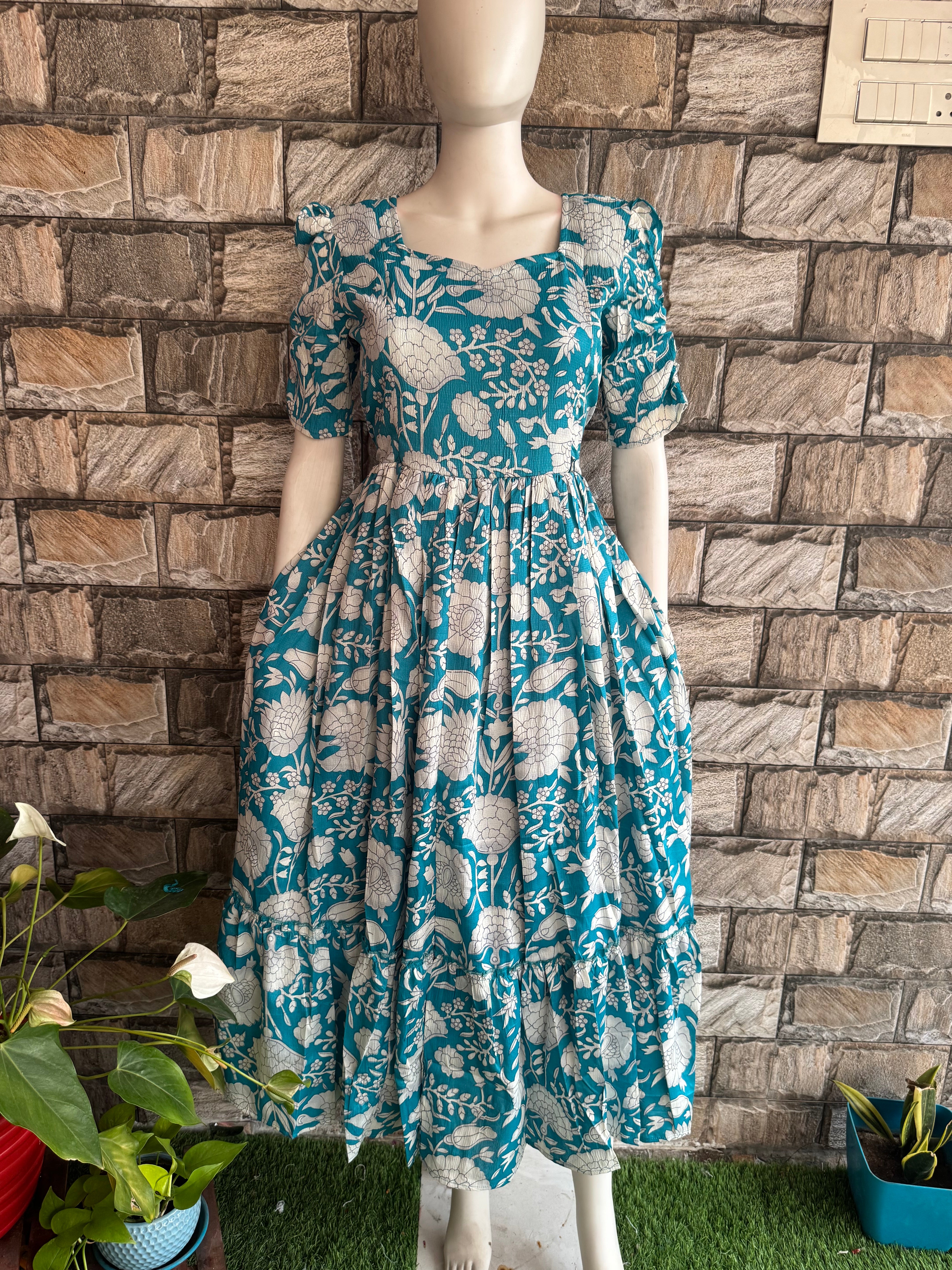 Delta Crush Maternity maxi