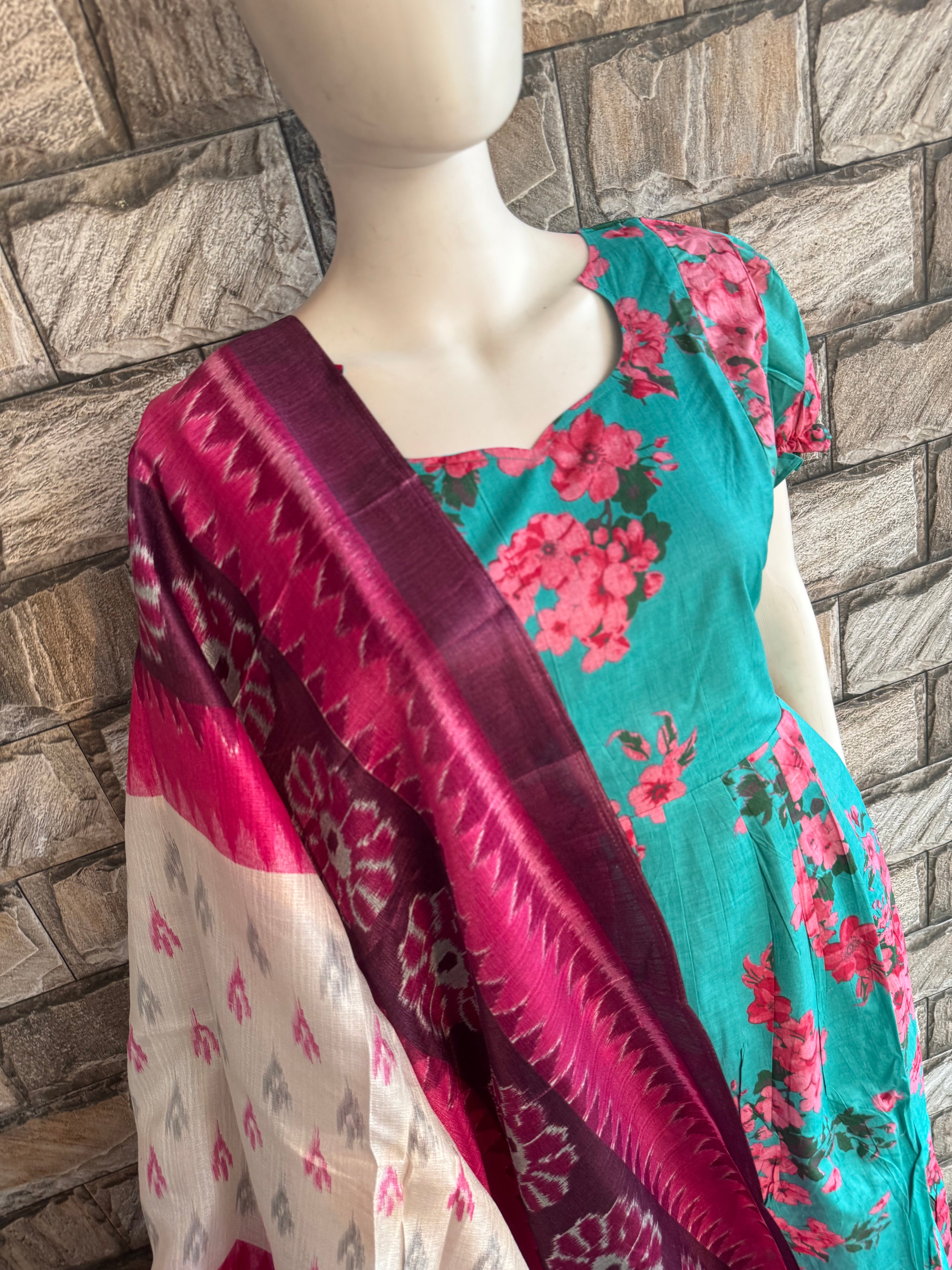 Elegant poly khadhi dupatta