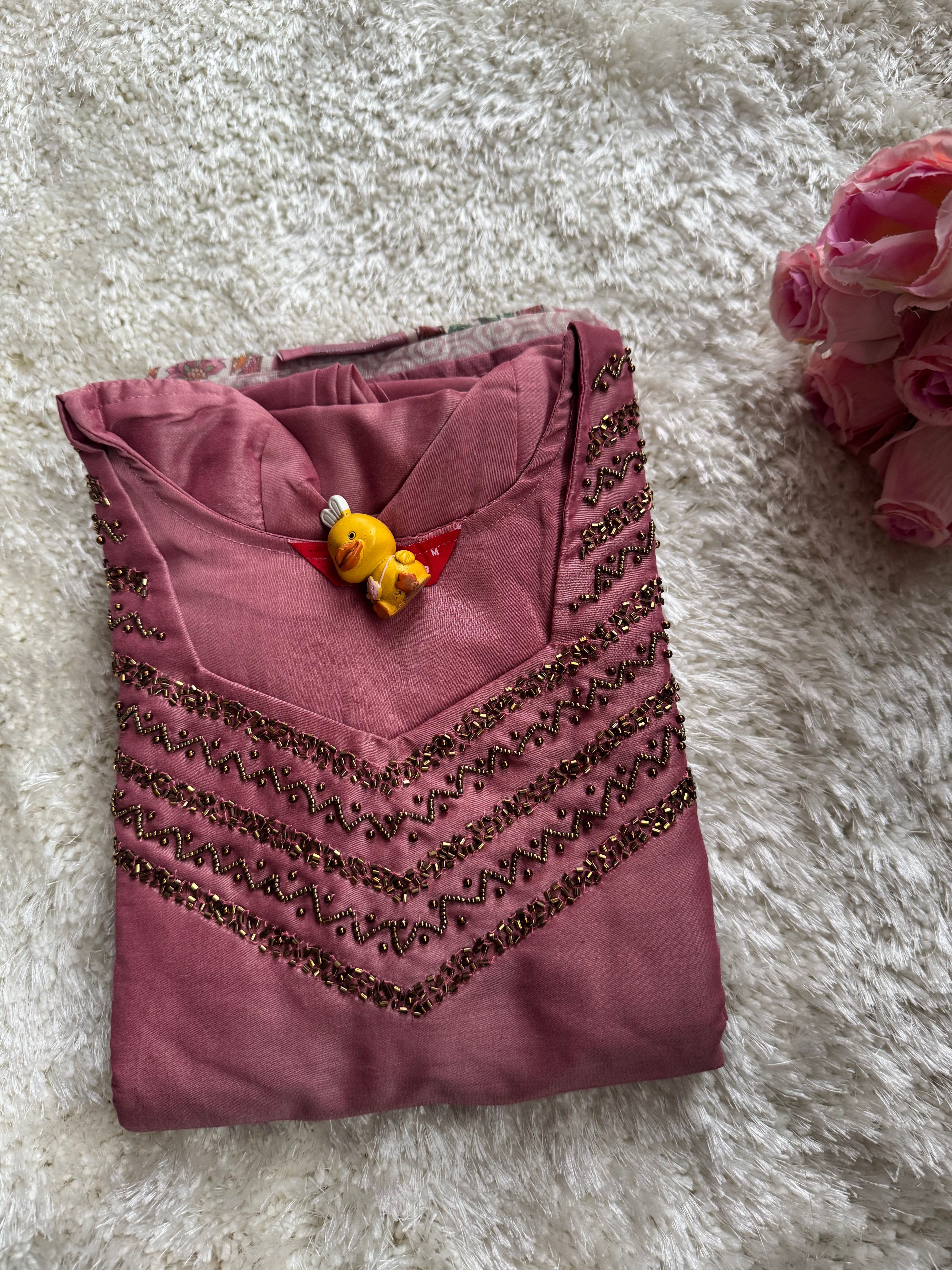 Titanium silk fabric  3 piece Set -Only Feeding Onion peel