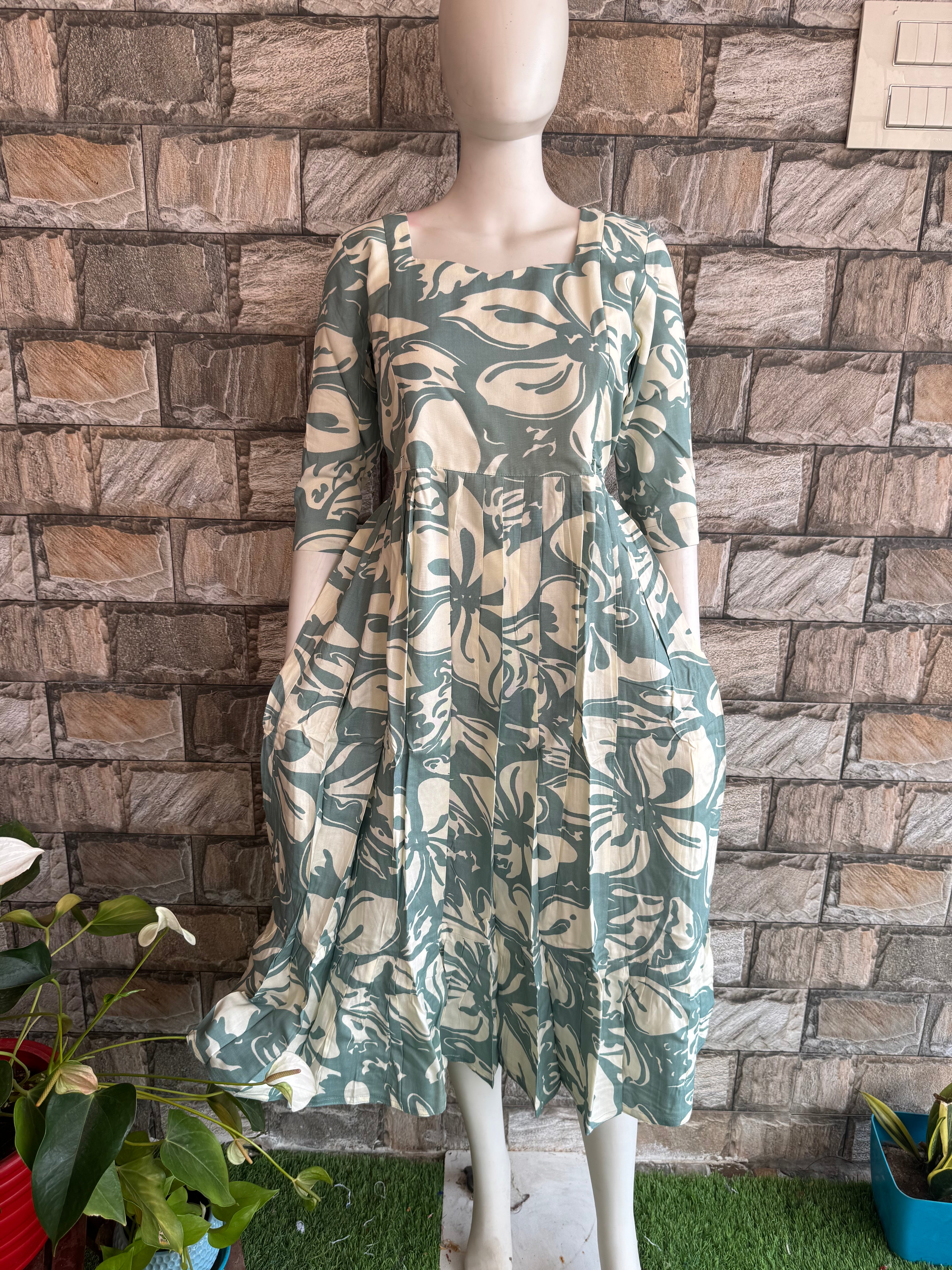 Pastel Green summer sale Maternity Maxi