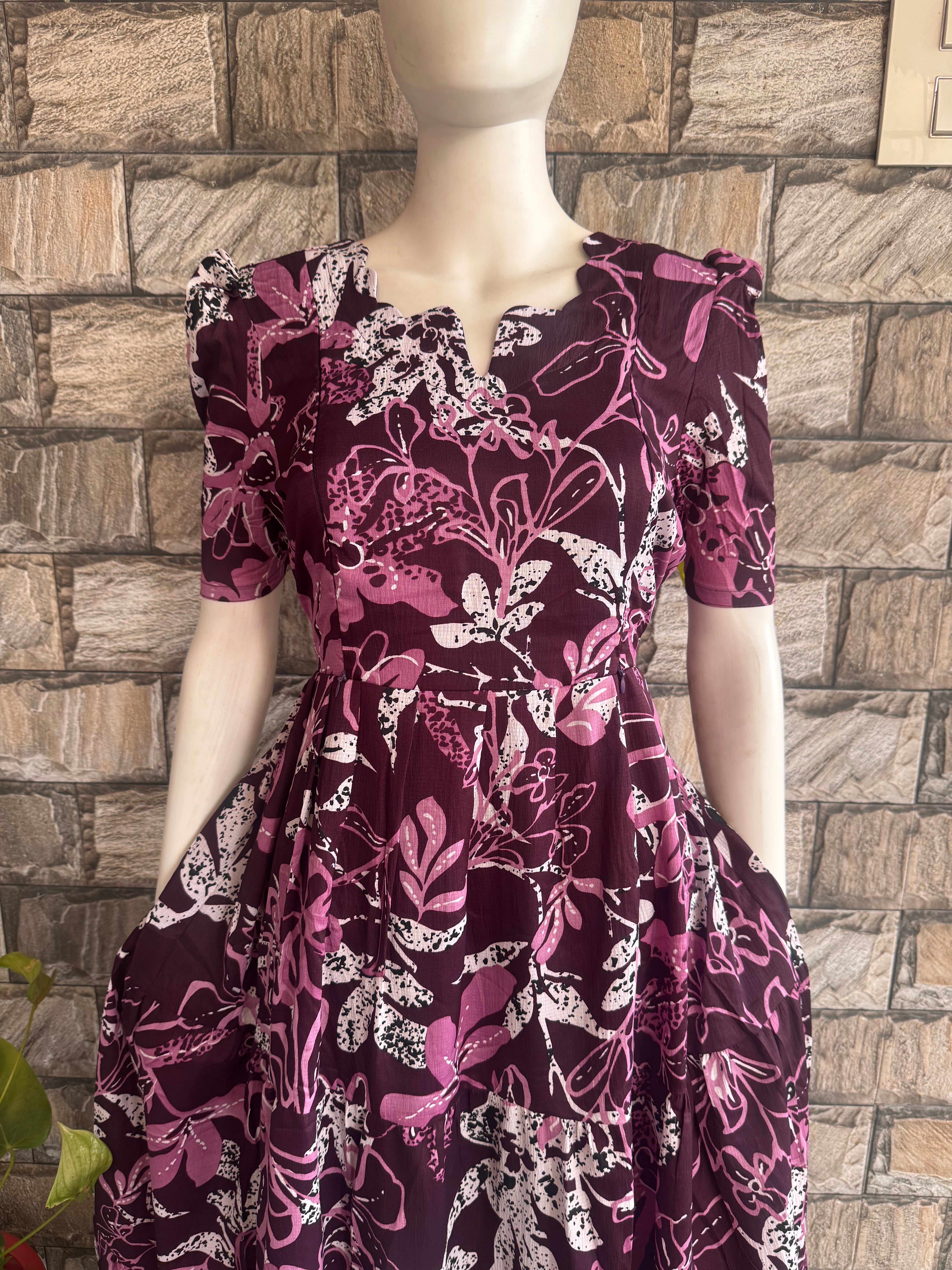 Delta Maternity maxi  wine shade