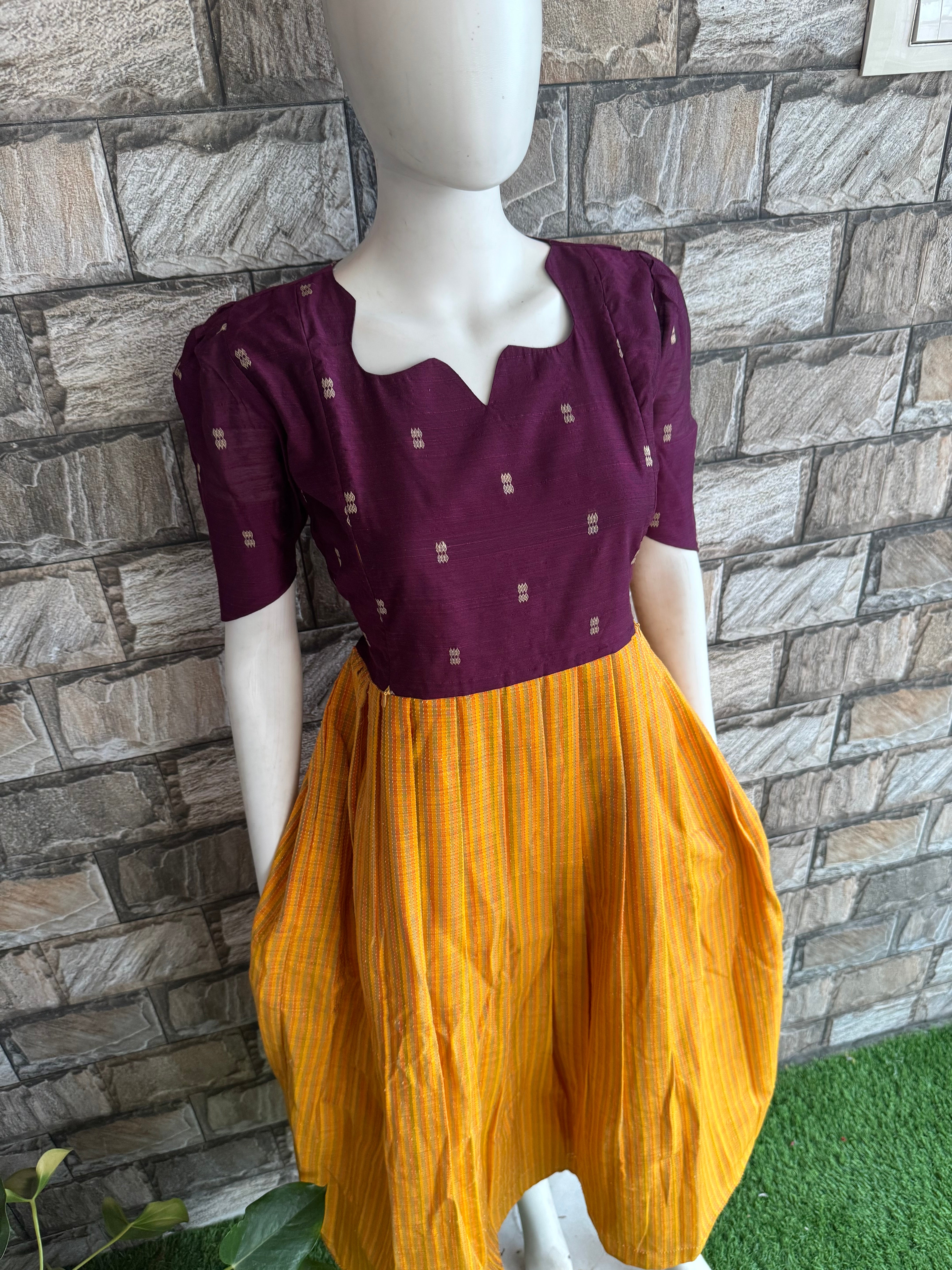 Pretty mix and match Maternity maxi