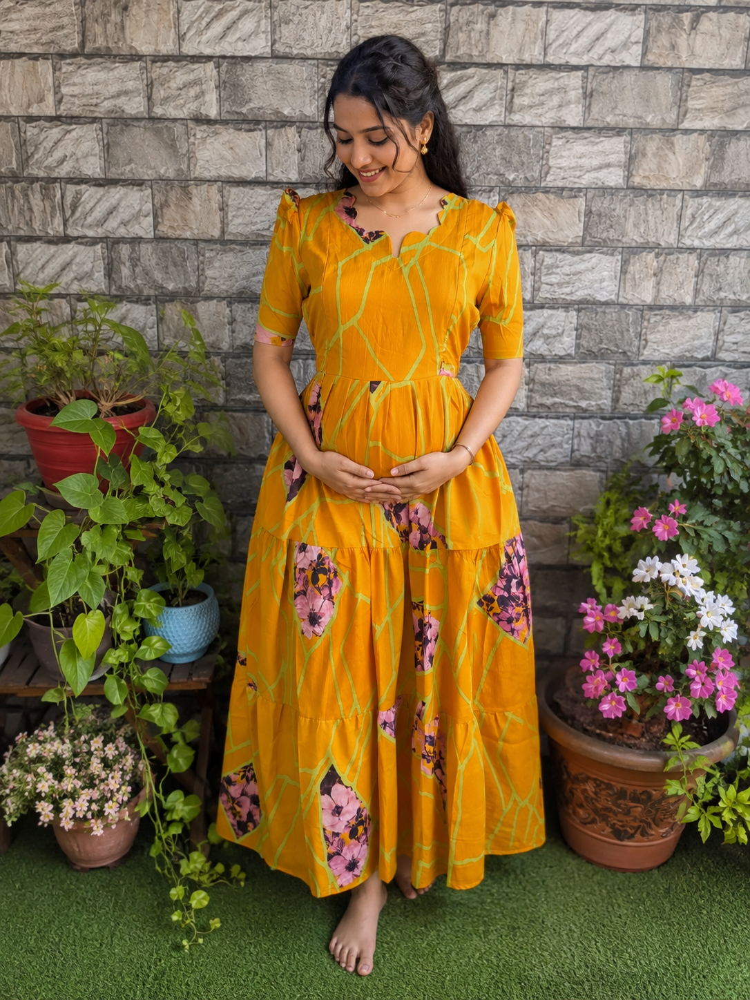 Delta Maternity Feeding maxi  Mango yellow